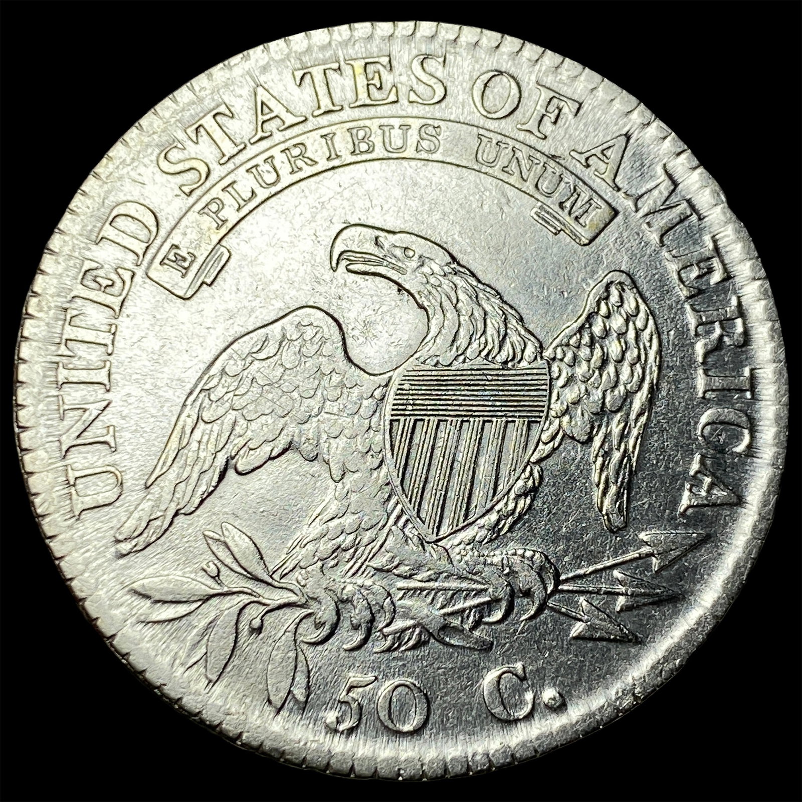 1812 Capped Bust Half Dollar CLOSELY UNCIRCULATED - 2