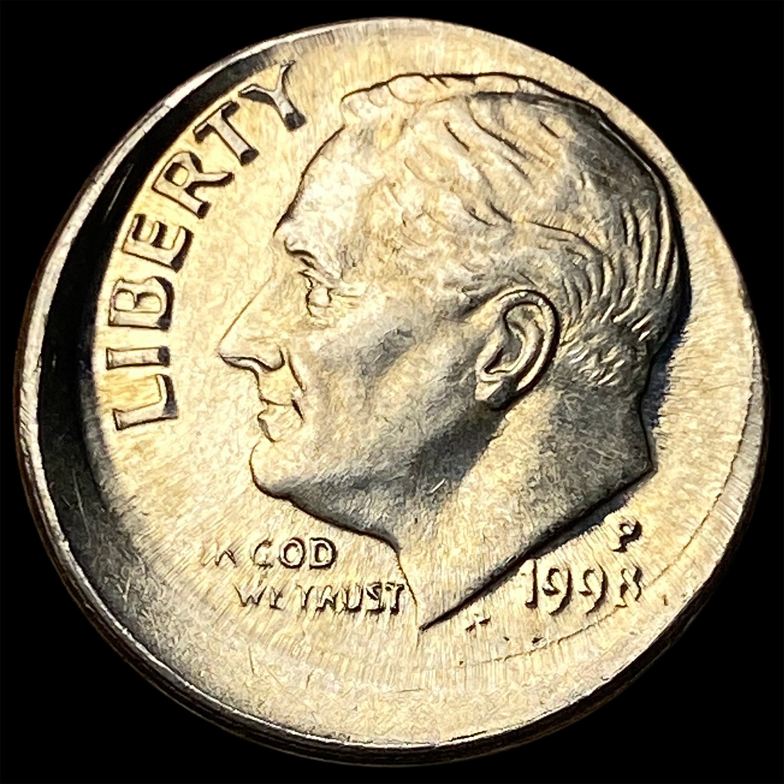 1998-P Roosevelt Dime Error CLOSELY UNCIRCULATED (1 of 2)