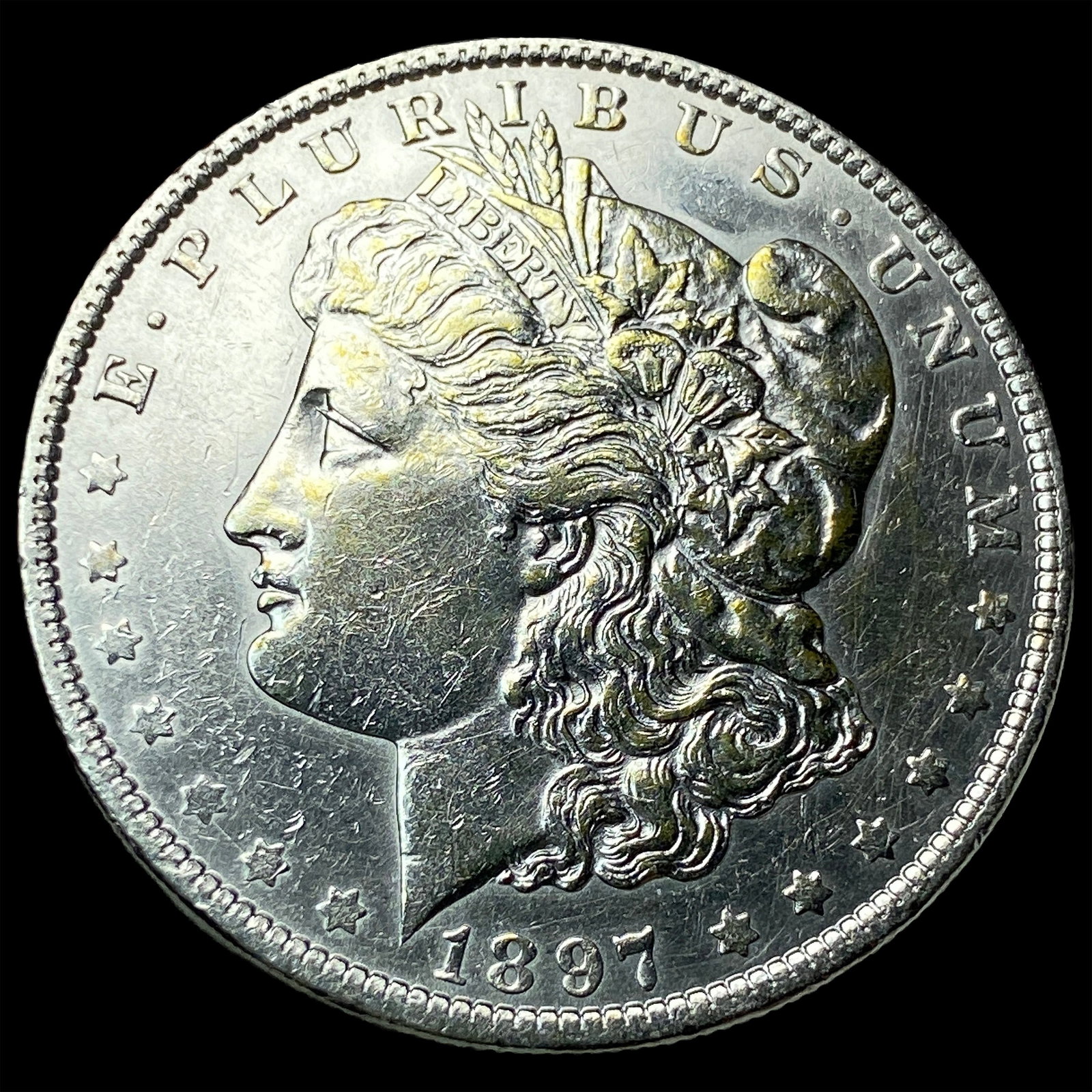 1897-O Silver Morgan Dollar CLOSELY UNCIRCULATED (1 of 2)