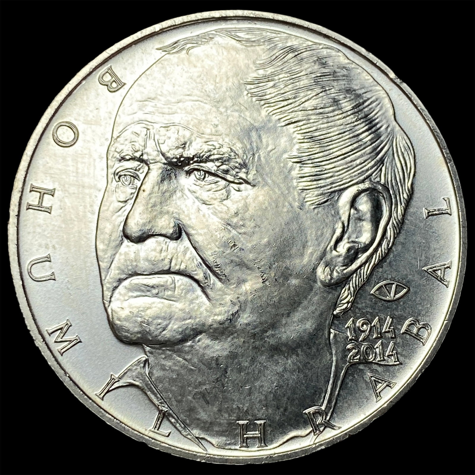 2014 Czech Republic Silver 200 Korun CHOICE BU: 2014 Czech Republic Silver 200 Korun CHOICE BU