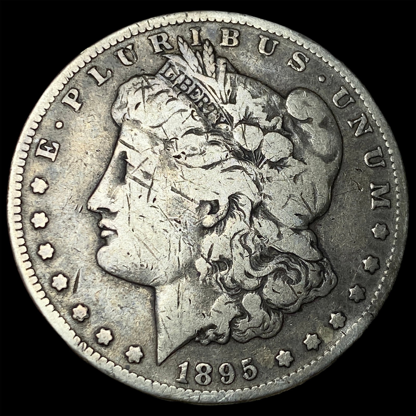 1895-S Silver Morgan Dollar NICELY CIRCULATED (1 of 2)