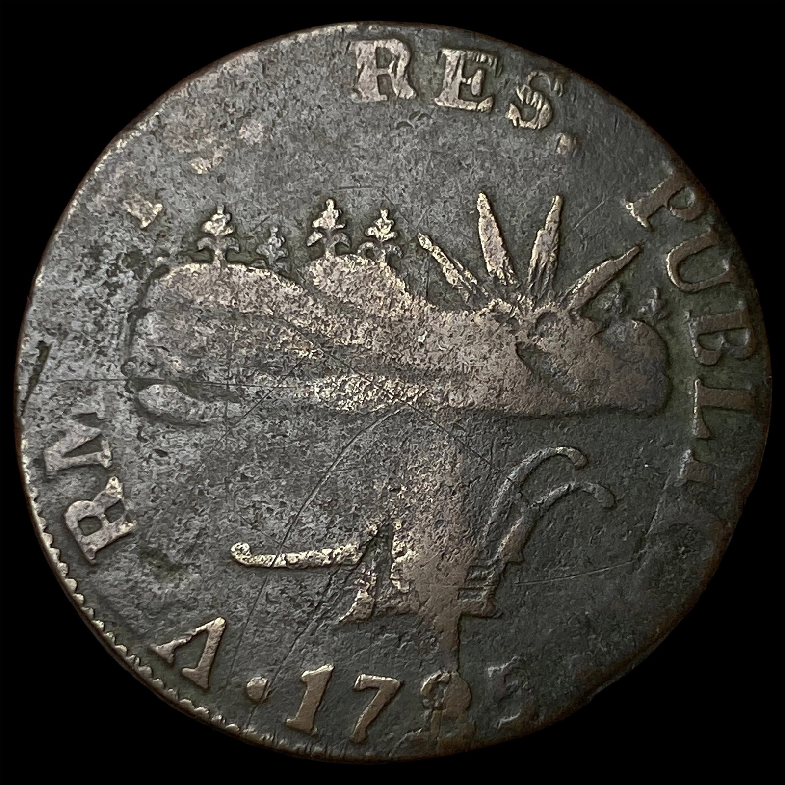 1785 Vermont Colonial Copper LIGHTLY CIRCULATED (1 of 2)