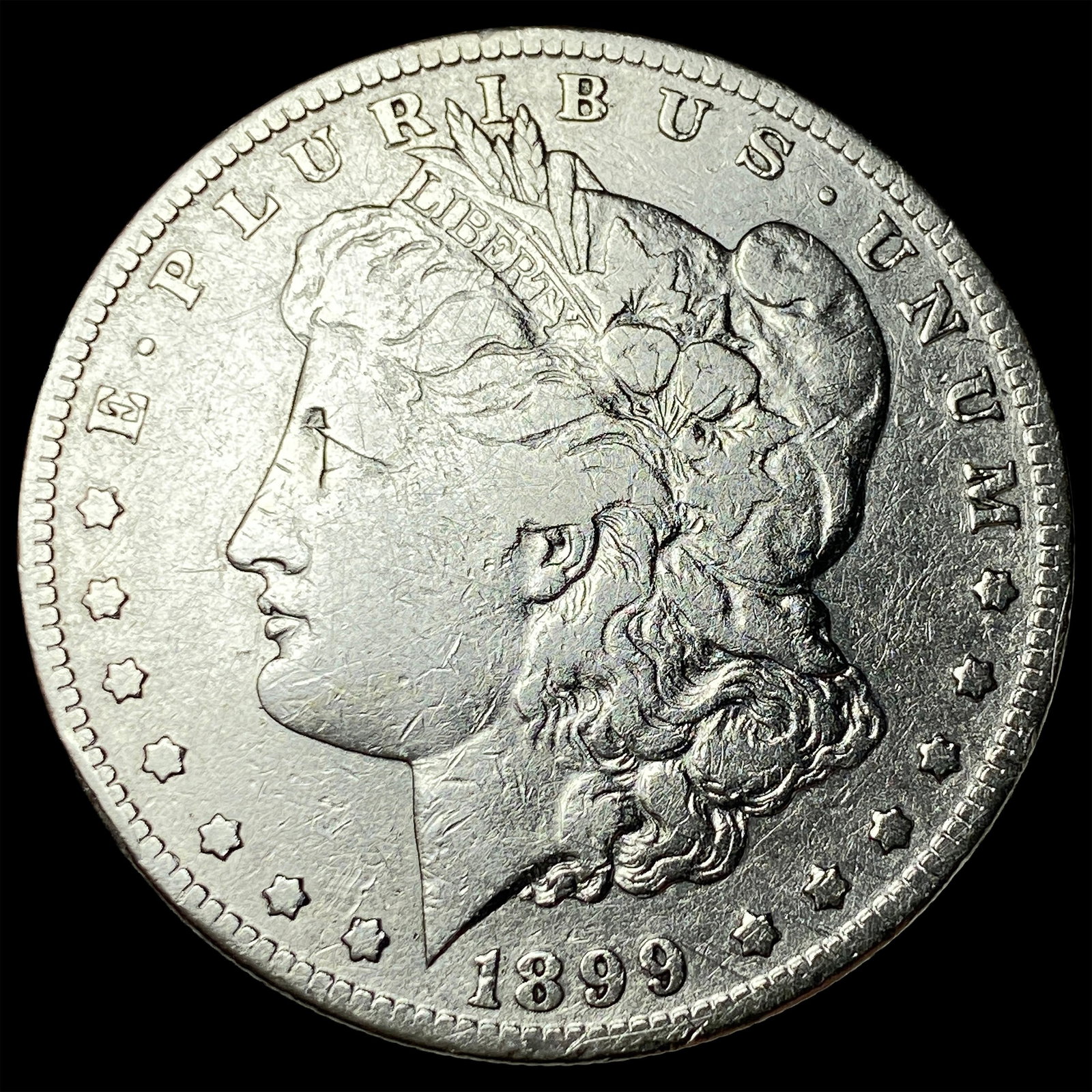 1899-S Silver Morgan Dollar LIGHTLY CIRCULATED: 1899-S Silver Morgan Dollar LIGHTLY CIRCULATED