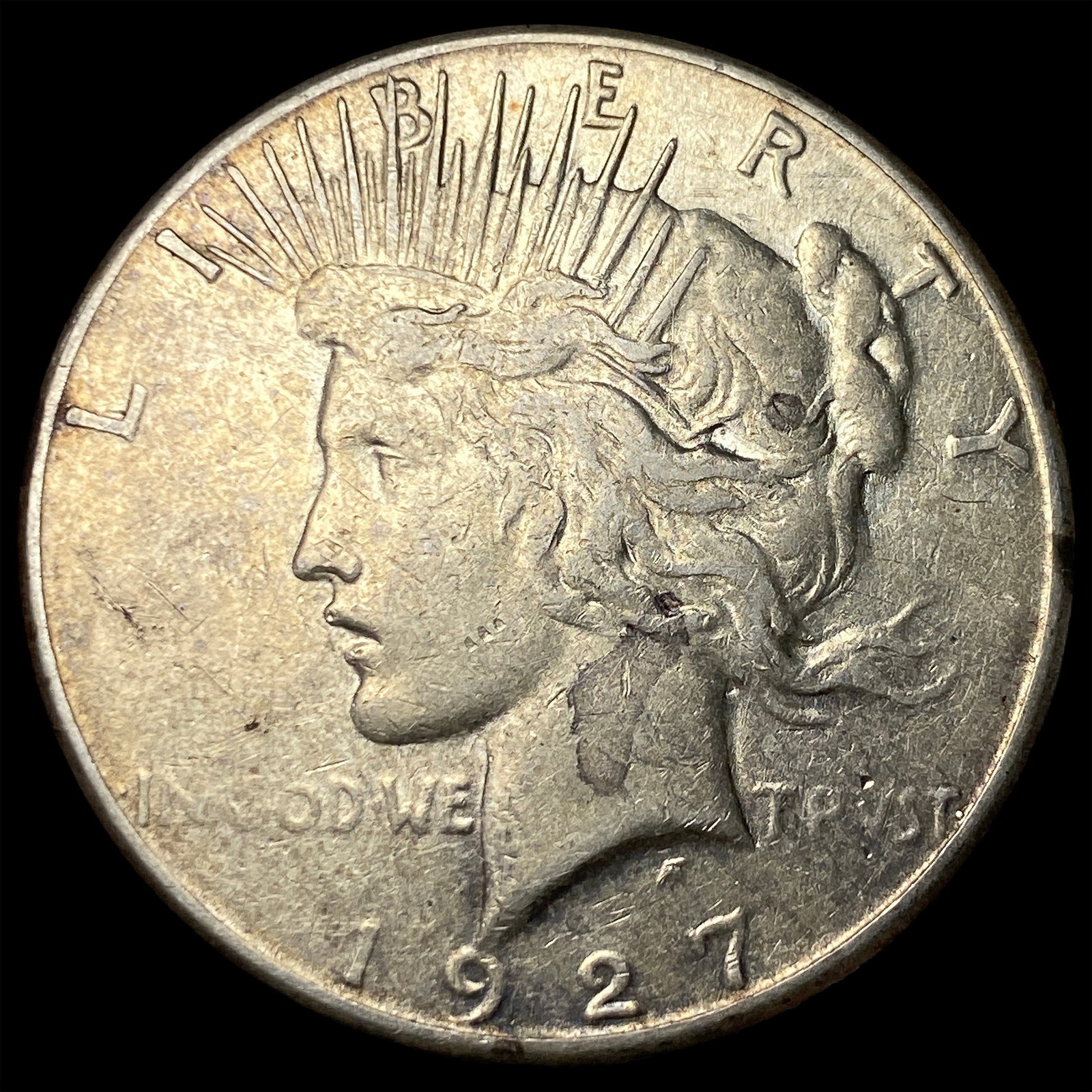 1927-S Silver Peace Dollar CLOSELY UNCIRCULATED: 1927-S Silver Peace Dollar CLOSELY UNCIRCULATED