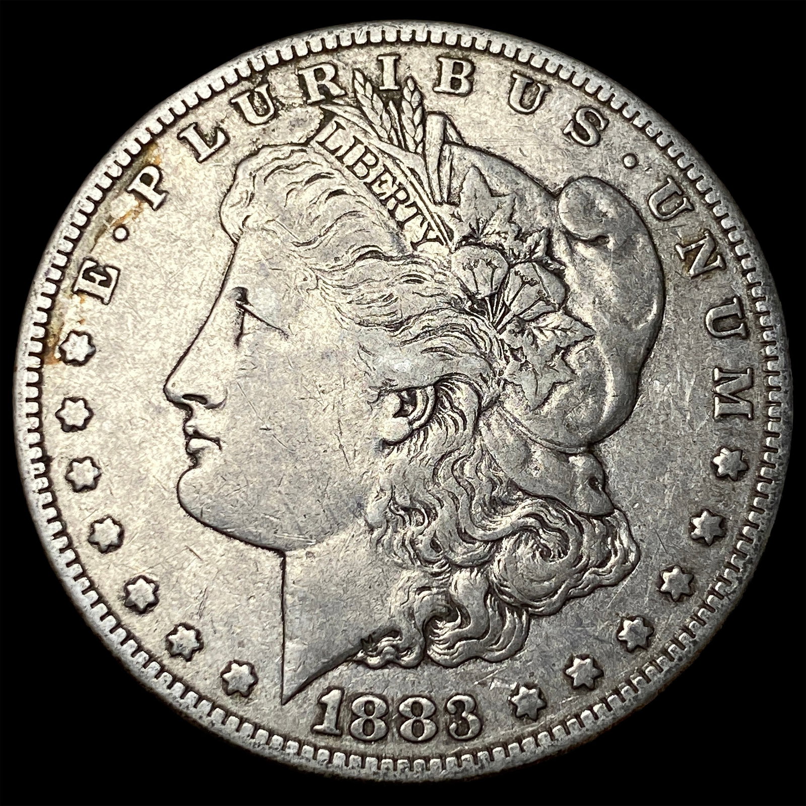 1883-S Silver Morgan Dollar NEARLY UNCIRCULATED: 1883-S Silver Morgan Dollar NEARLY UNCIRCULATED