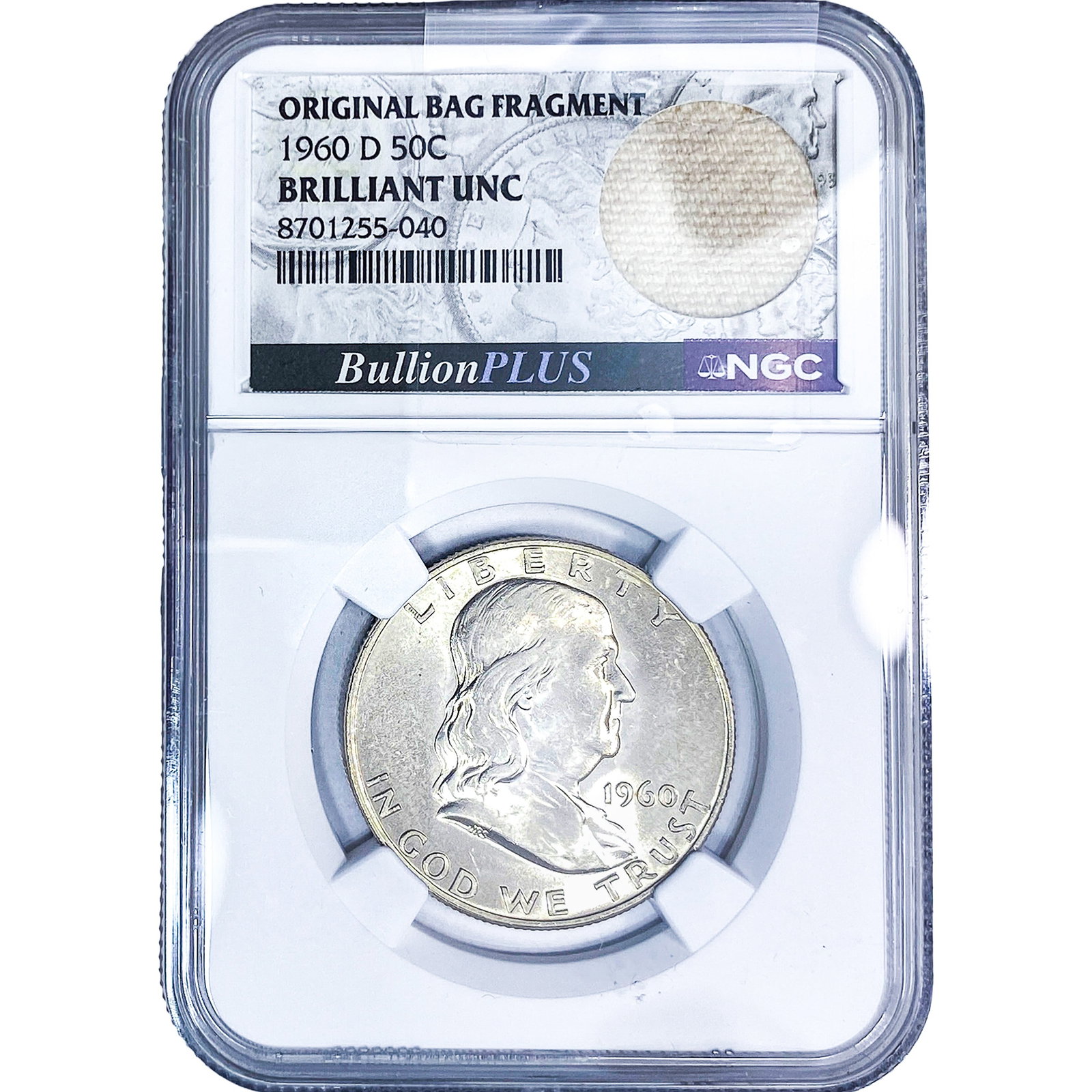 1960-D Franklin Half Dollar NGC BU (1 of 2)