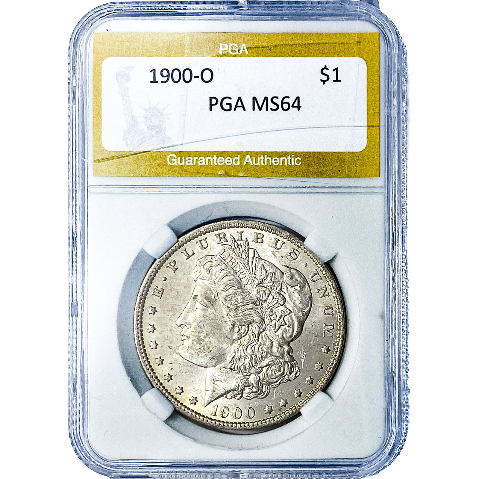 1900-O Morgan Silver Dollar PGA MS64: 1900-O Morgan Silver Dollar PGA MS64