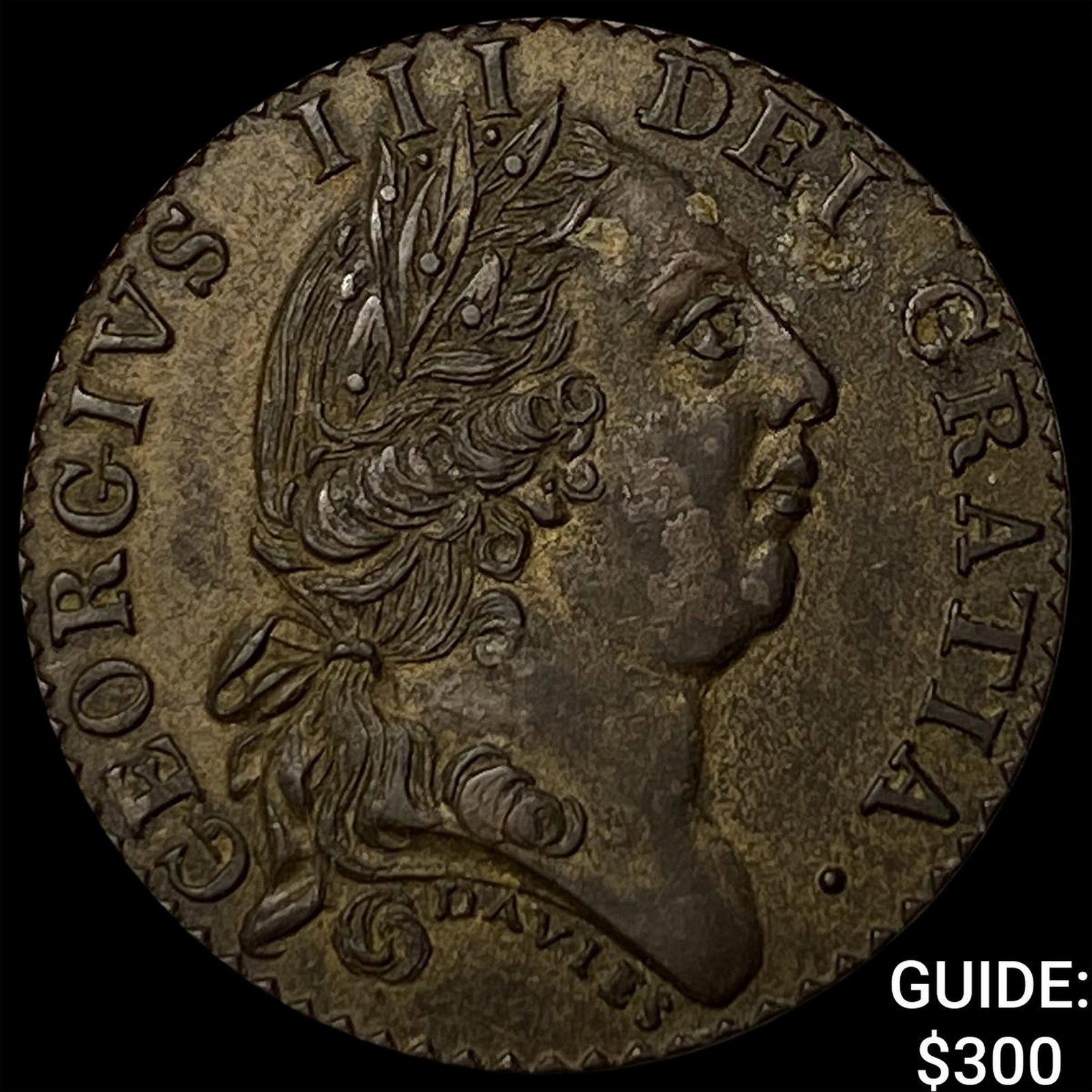 1788 Great Britain Pattern Sapde Guinea: 1788 Great Britain Pattern Sapde Guinea