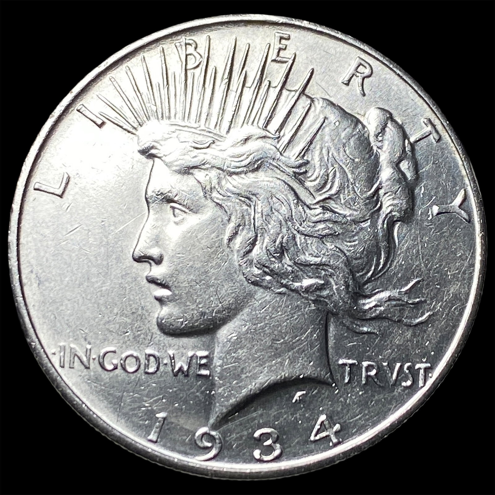 1934-D Silver Peace Dollar UNCIRCULATED: 1934-D Silver Peace Dollar UNCIRCULATED