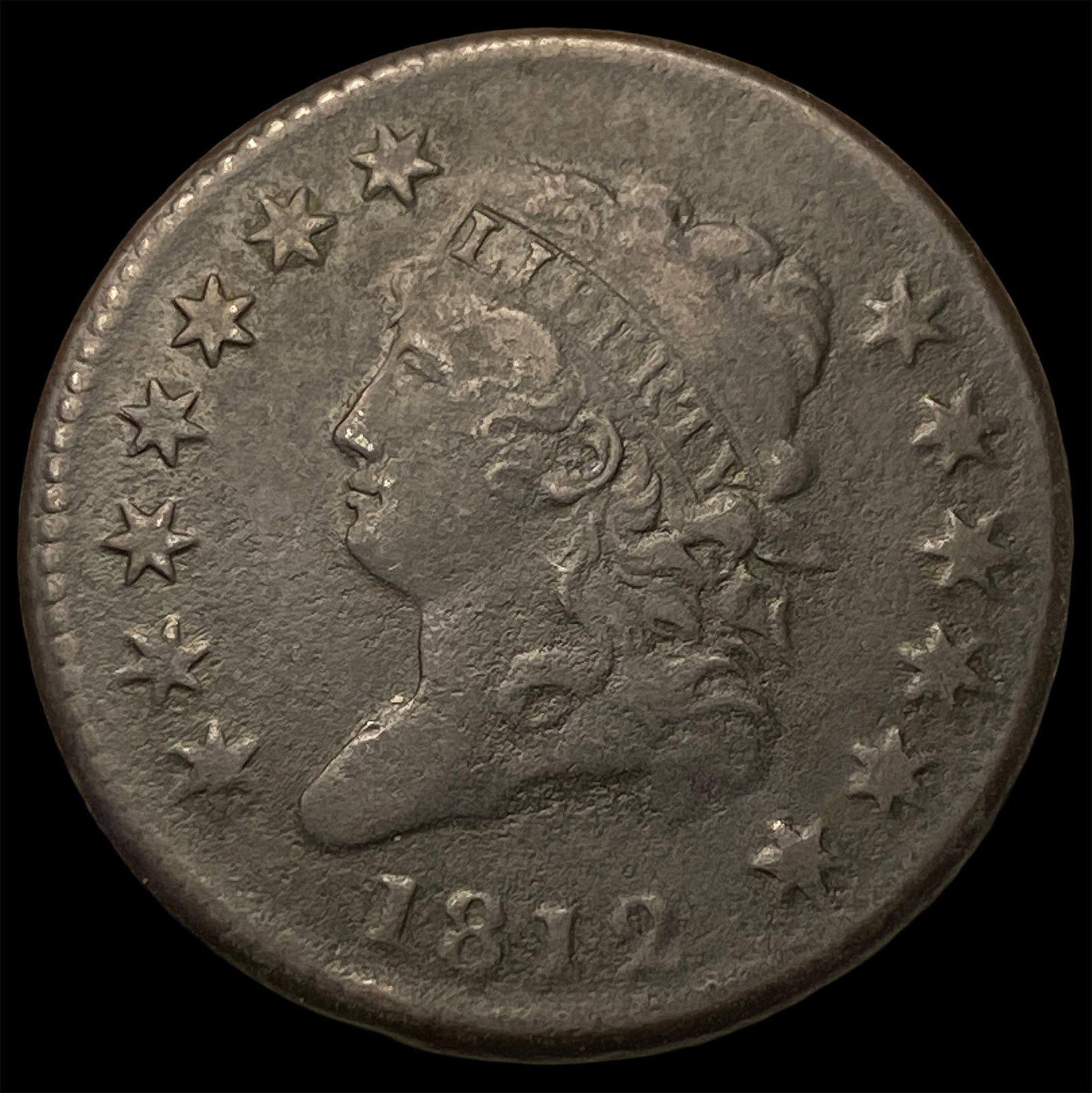 1812 Classic Head Large Cent HIGH GRADE: 1812 Classic Head Large Cent HIGH GRADE