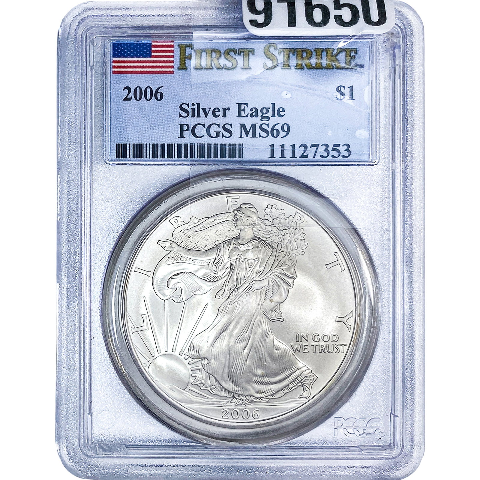 2006 Silver Eagle PCGS MS69 (1 of 2)