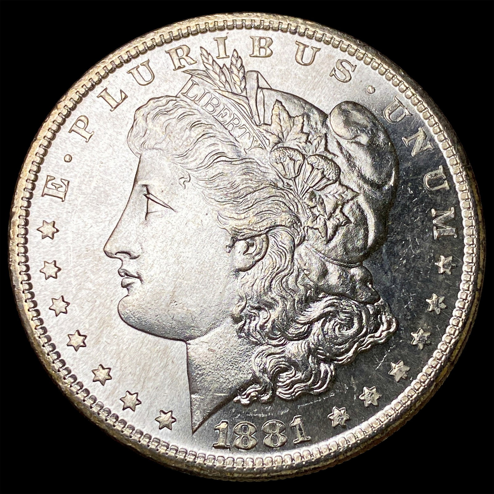1881-S Silver Morgan Dollar CHOICE BU: 1881-S Silver Morgan Dollar CHOICE BU