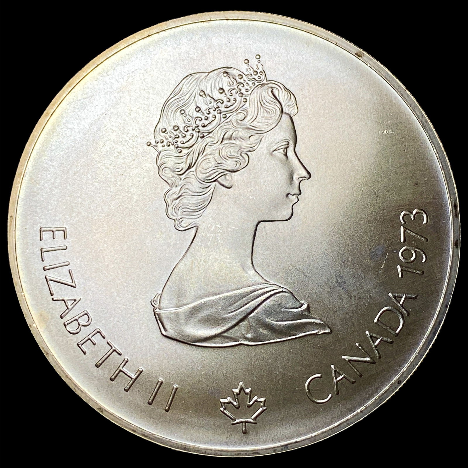 1976 Canada .7227oz Silver 5 Dollars Montreal Olympics GEM BU: 1976 Canada .7227oz Silver 5 Dollars Montreal Olympics GEM BU