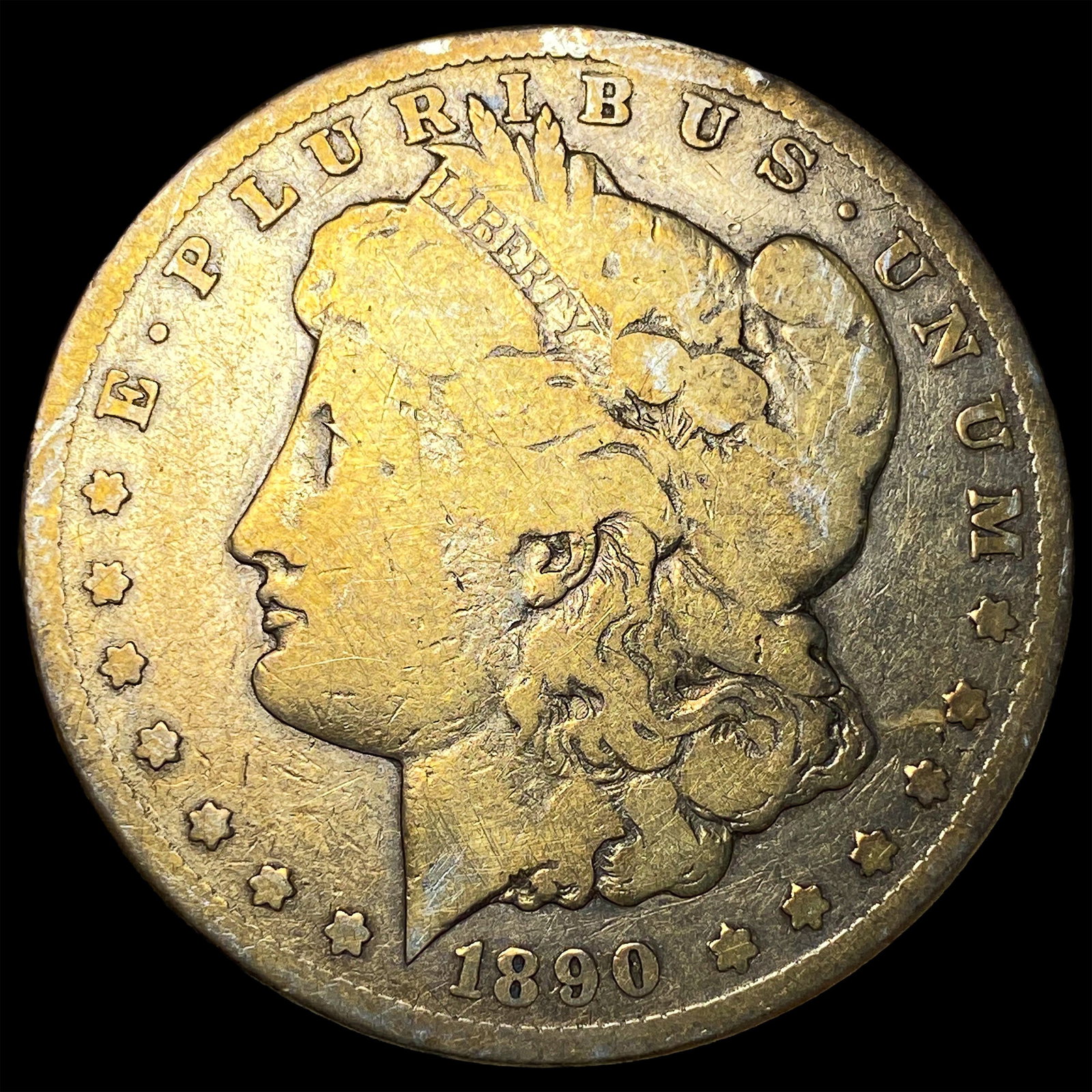 1890-CC Morgan Silver Dollar NICELY CIRCULATED: 1890-CC Morgan Silver Dollar NICELY CIRCULATED