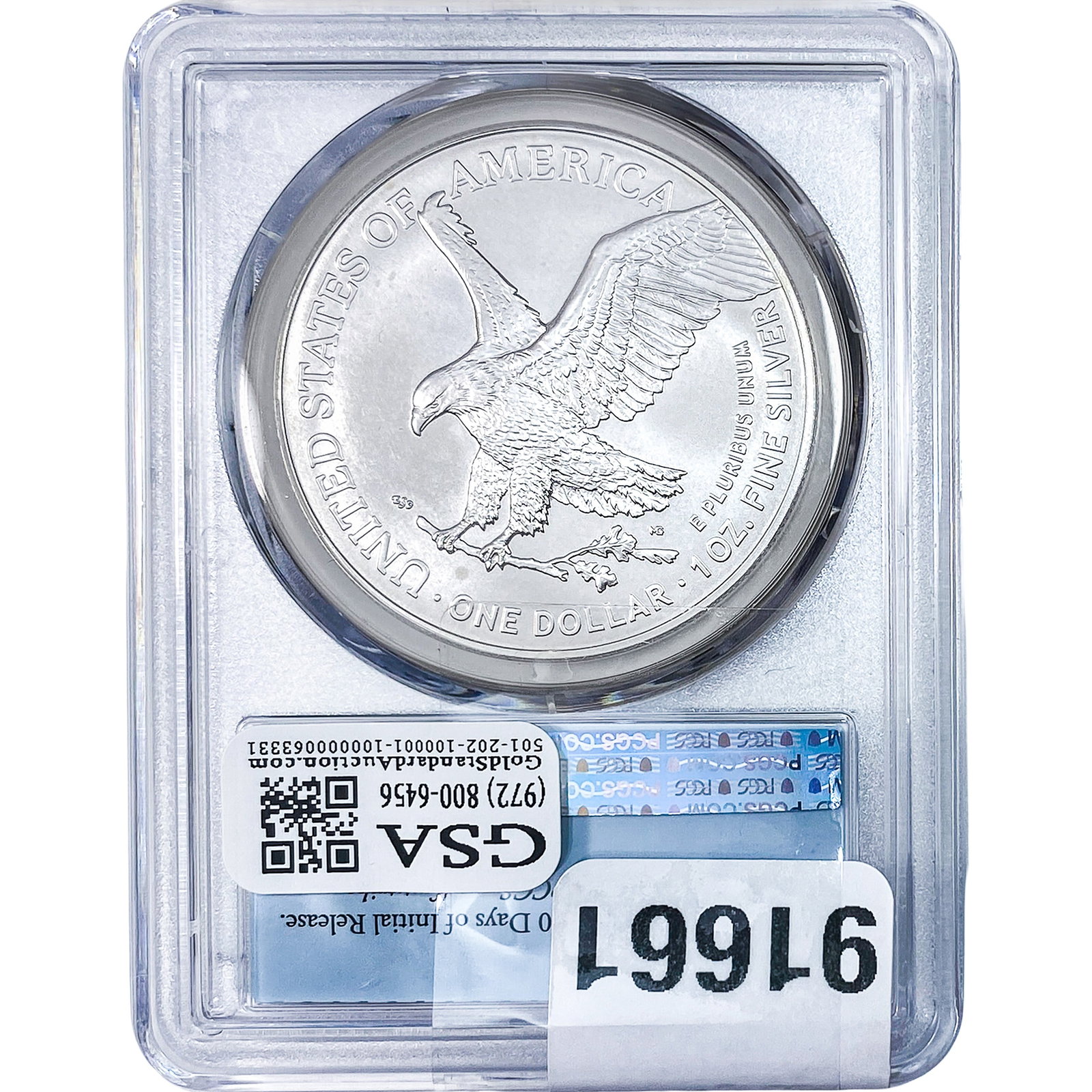 2025 Silver Eagle PCGS MS69 - 2