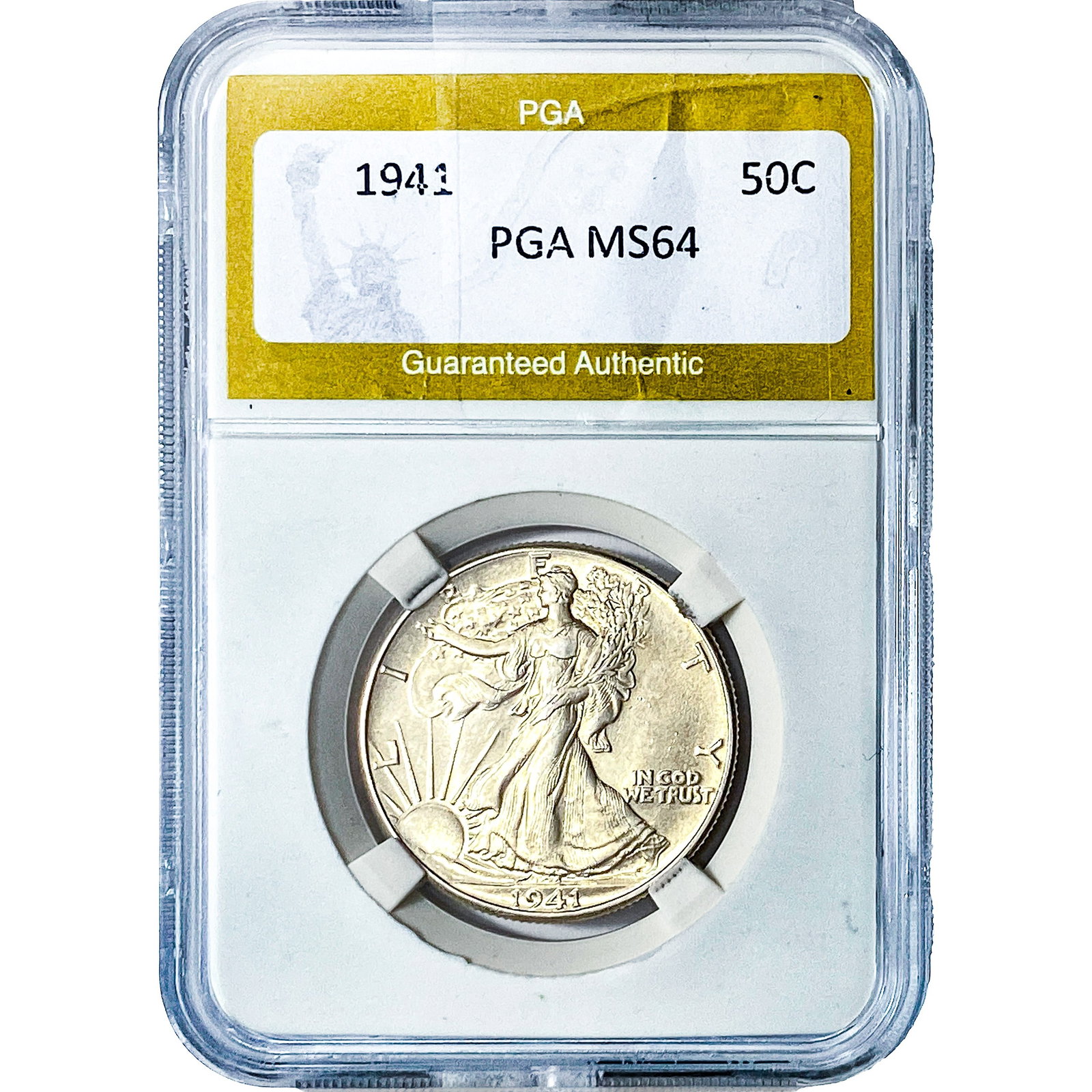 1941 Walking Liberty Half Dollar PGA MS64 (1 of 2)