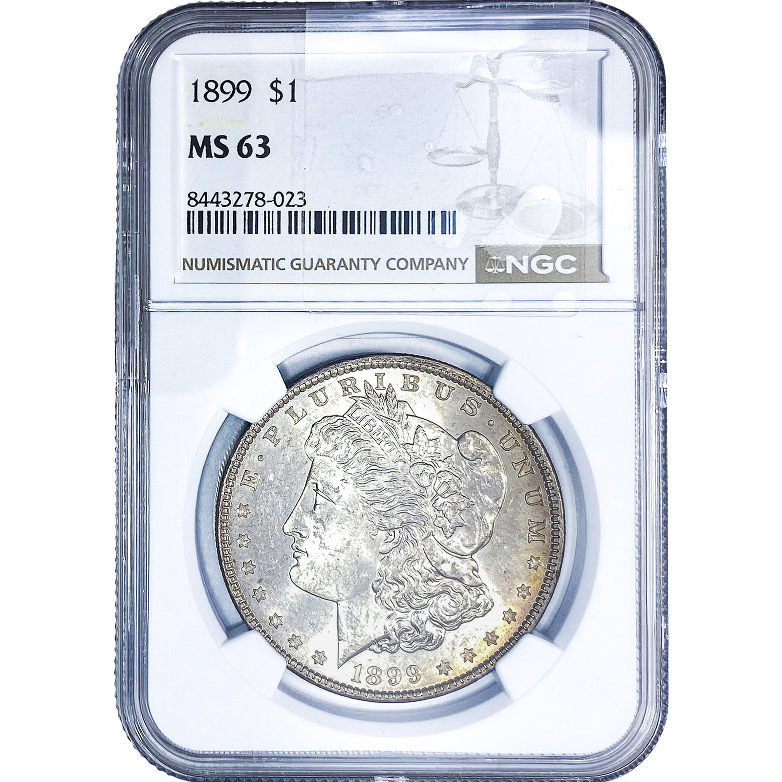 1899 Morgan Silver Dollar NGC MS63 (1 of 2)
