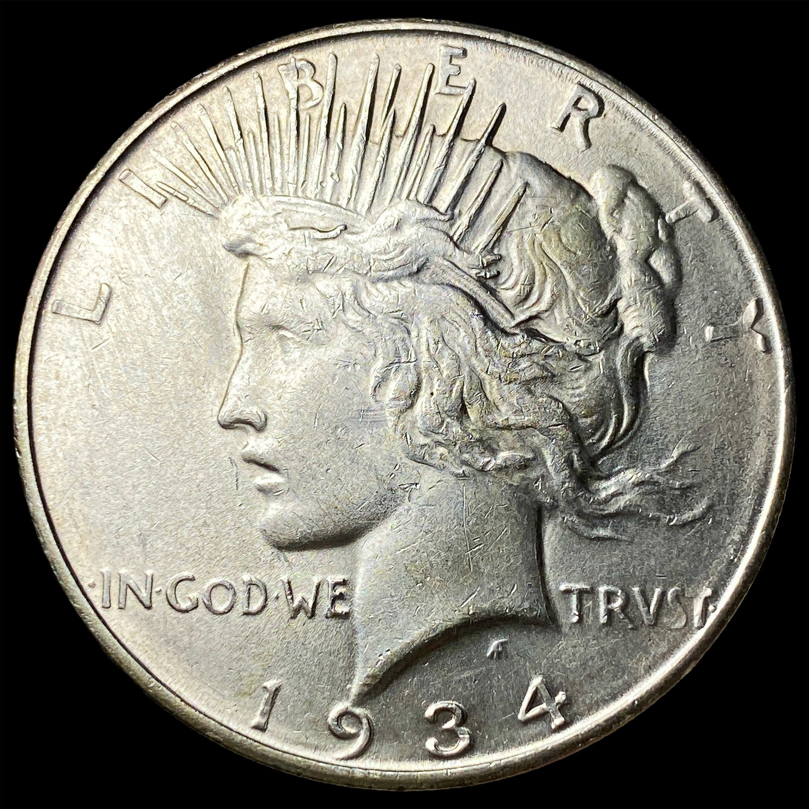 1934-D Silver Peace Dollar CLOSELY UNCIRCULATED: 1934-D Silver Peace Dollar CLOSELY UNCIRCULATED