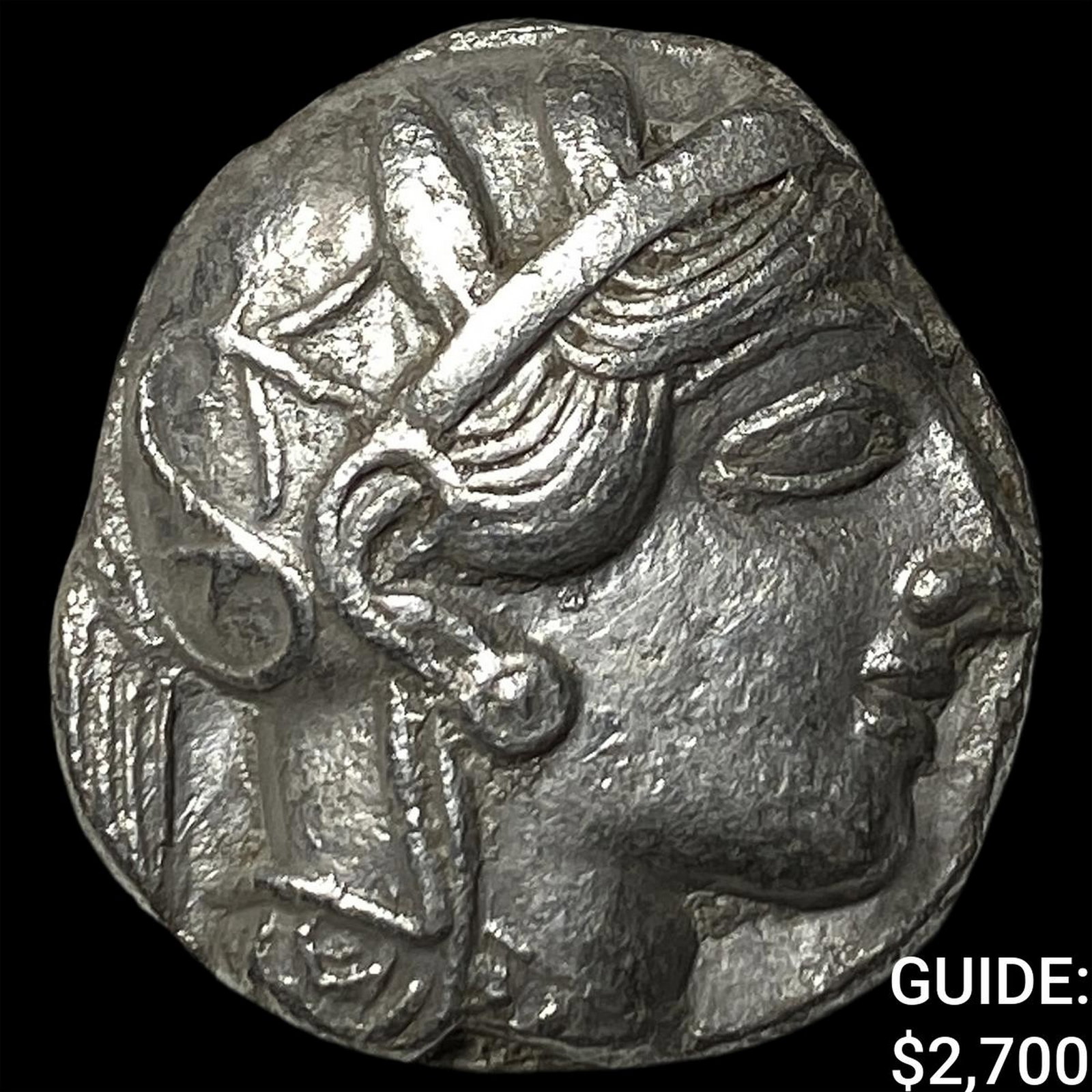 Attica, Athens 425 BC Silver Tetradrachm (1 of 2)
