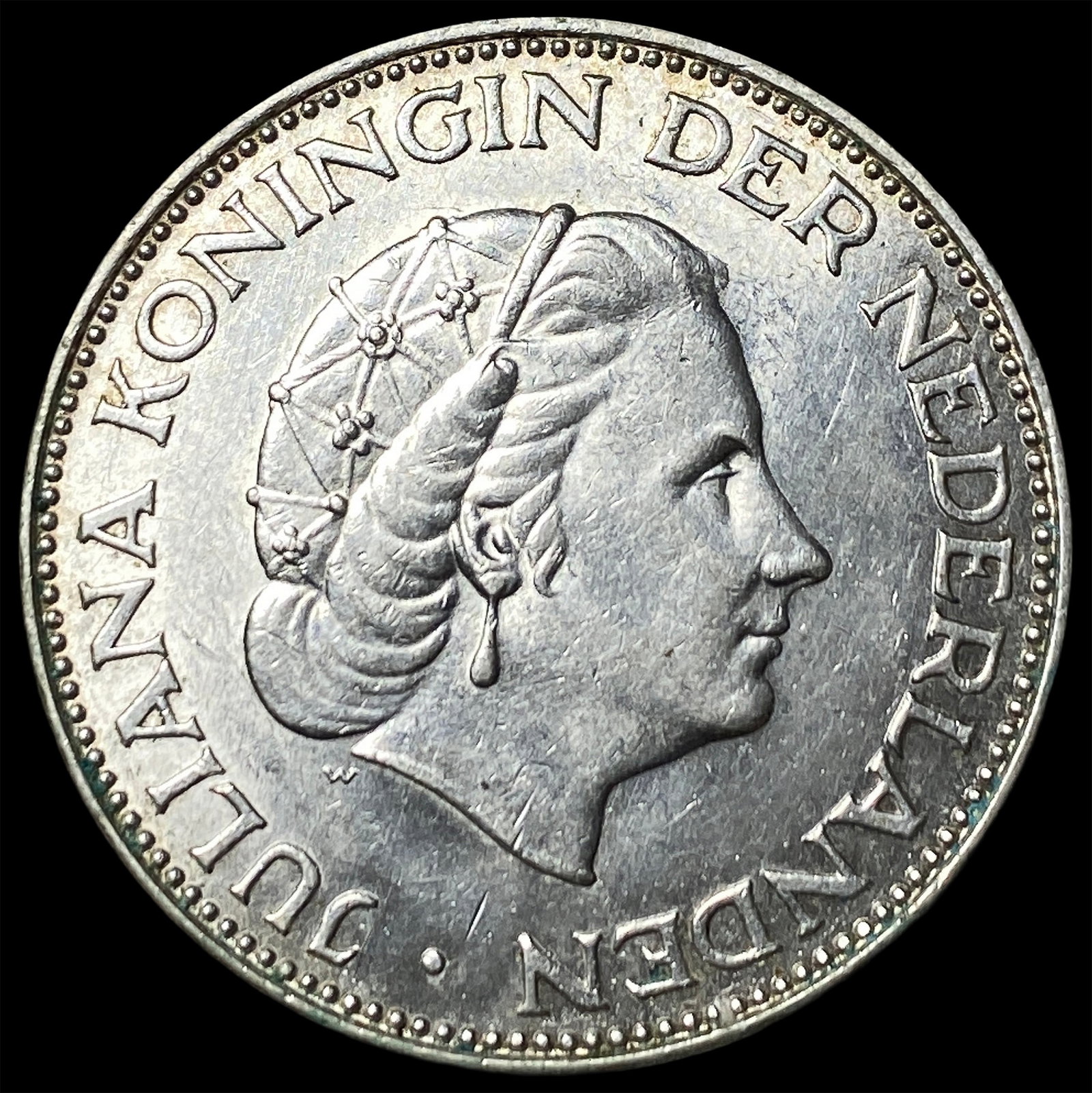 1962 Netherlands Silver 2 1/2 Gulden (1 of 2)