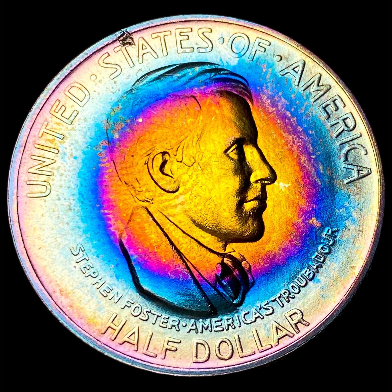 1936 Toned Silver Cincinnati Half Dollar UNCIRCULATED (1 of 2)