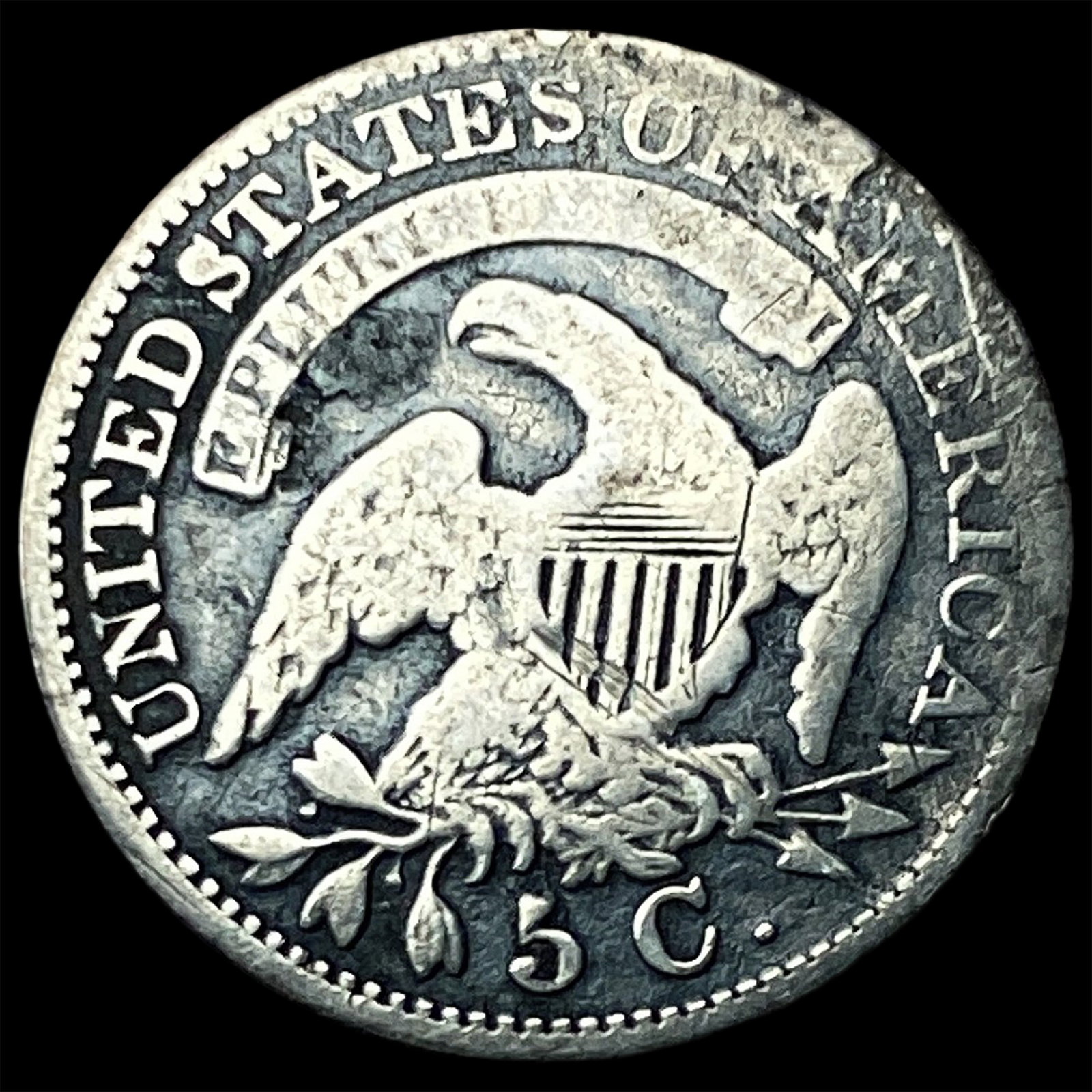 1832 Capped Bust Half Dime NICELY CIRCULATED - 2
