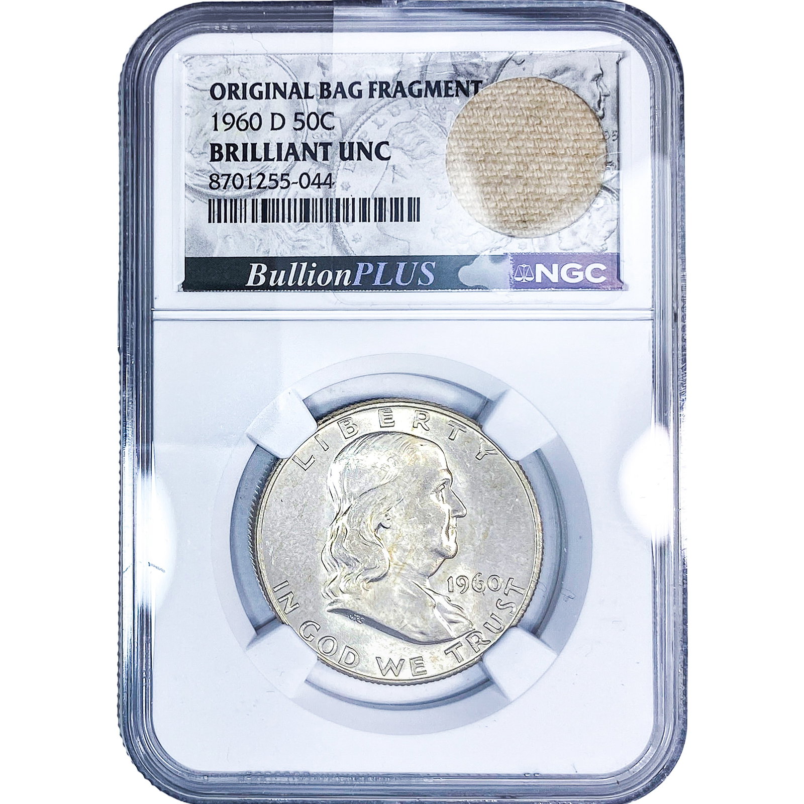 1960-D Franklin Half Dollar NGC BU: 1960-D Franklin Half Dollar NGC BU