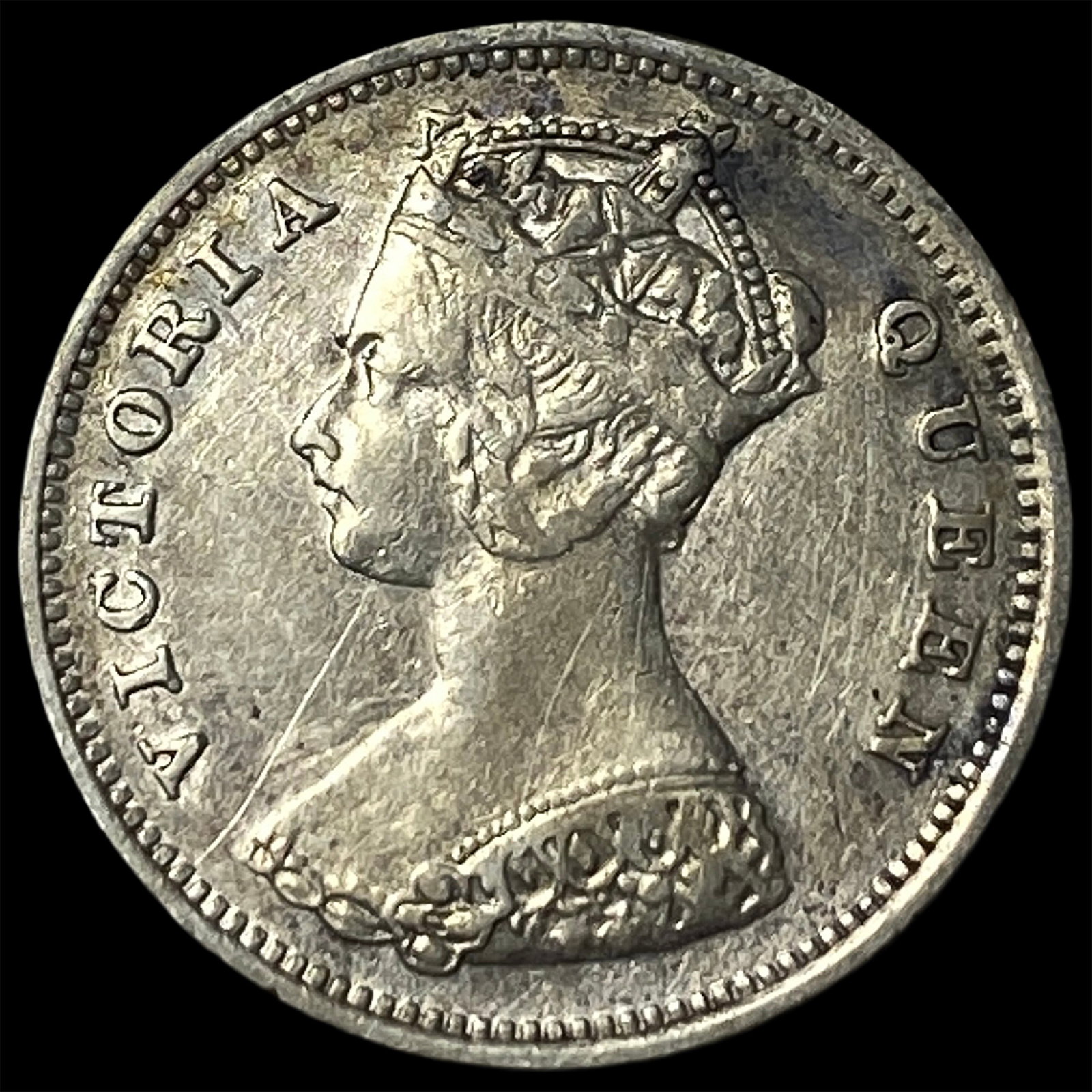 1899 Hong Kong Silver 10 Cents: 1899 Hong Kong Silver 10 Cents