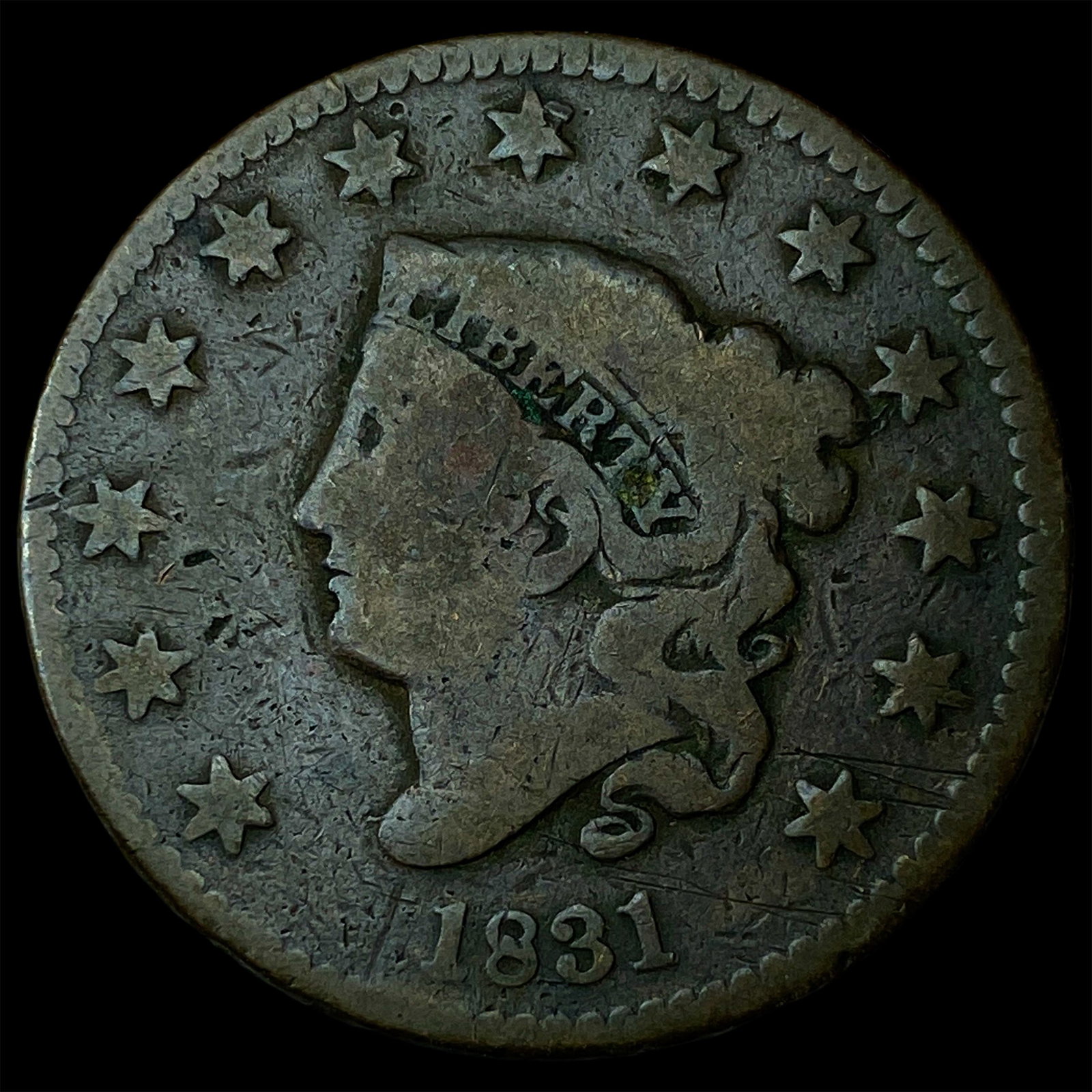1831 Coronet Head Large Cent LIGHTLY CIRCULATED (1 of 2)