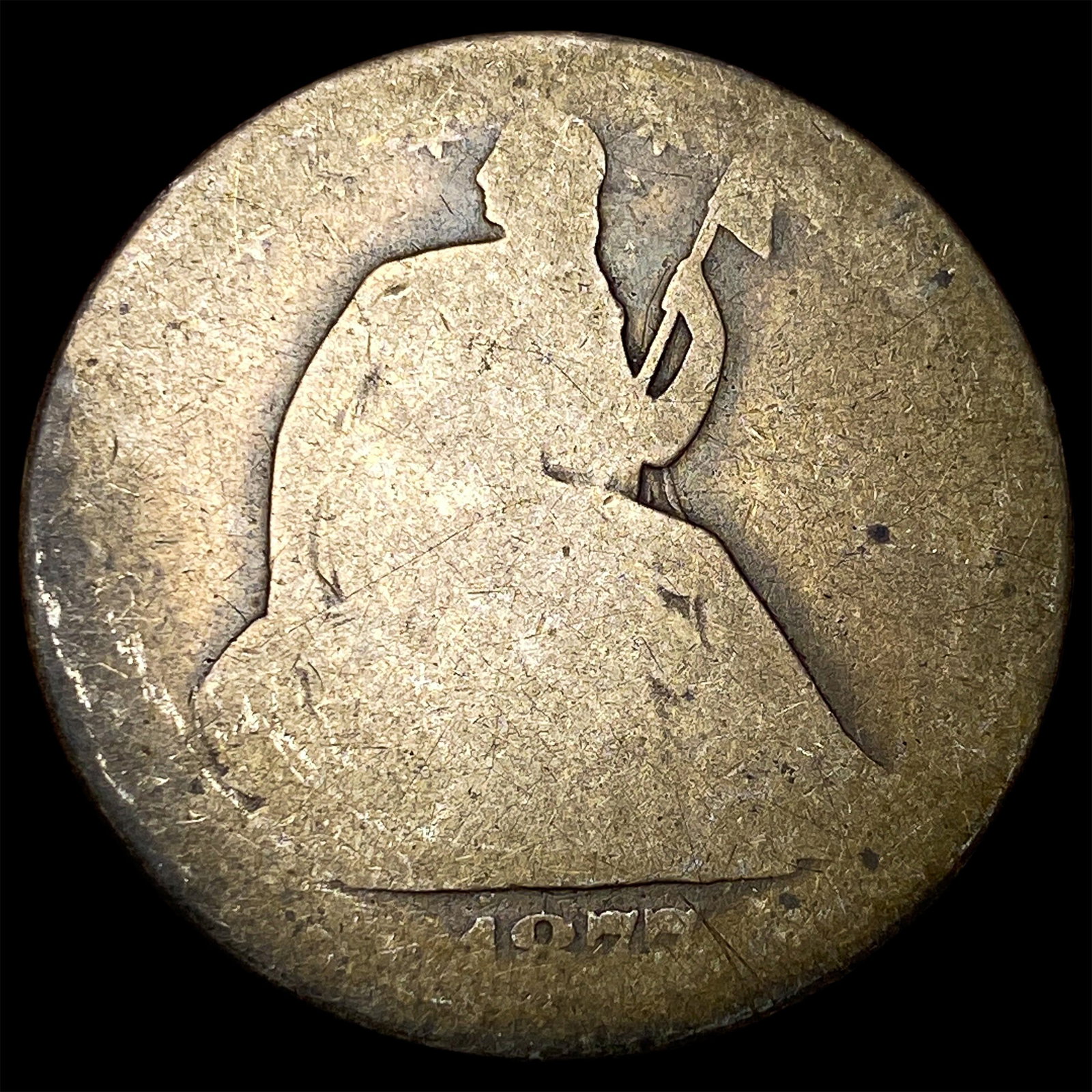 1877-S Seated Liberty HALF DOLLAR CIRCULATED (1 of 2)