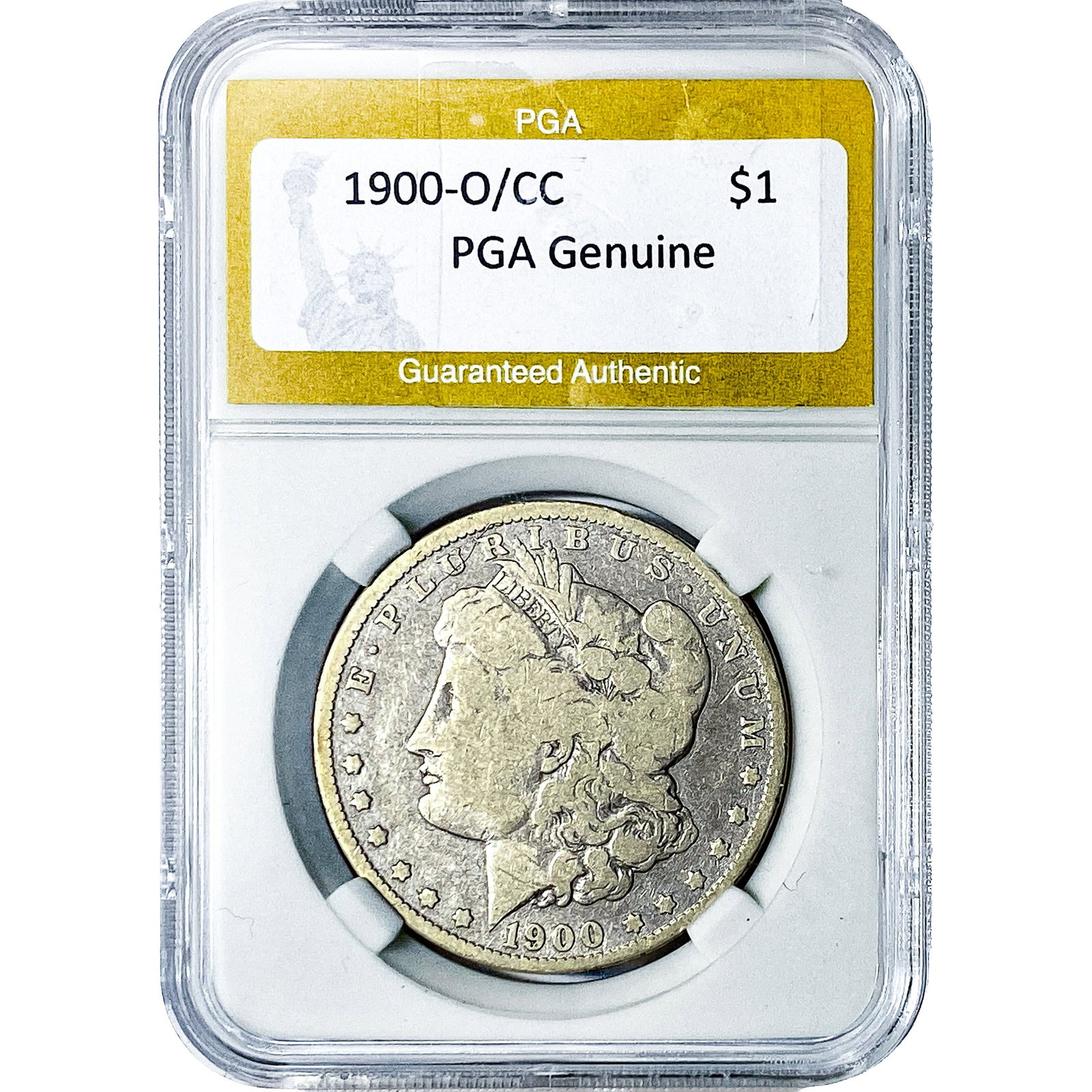1900-O/CC Morgan Silver Dollar PGA G: 1900-O/CC Morgan Silver Dollar PGA G