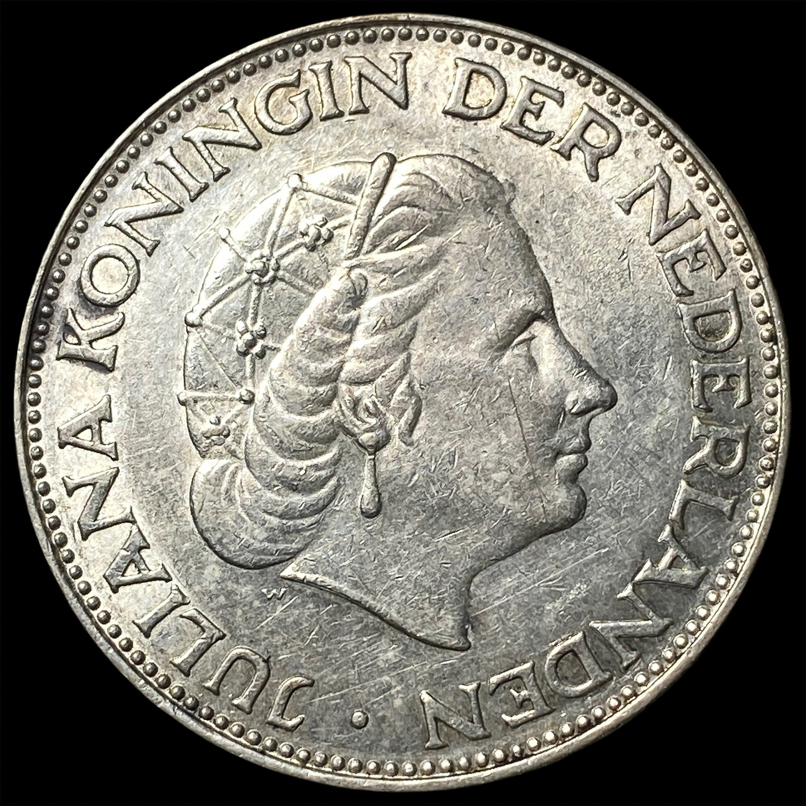 1963 Netherlands Silver 2 1/2 Gulden (1 of 2)