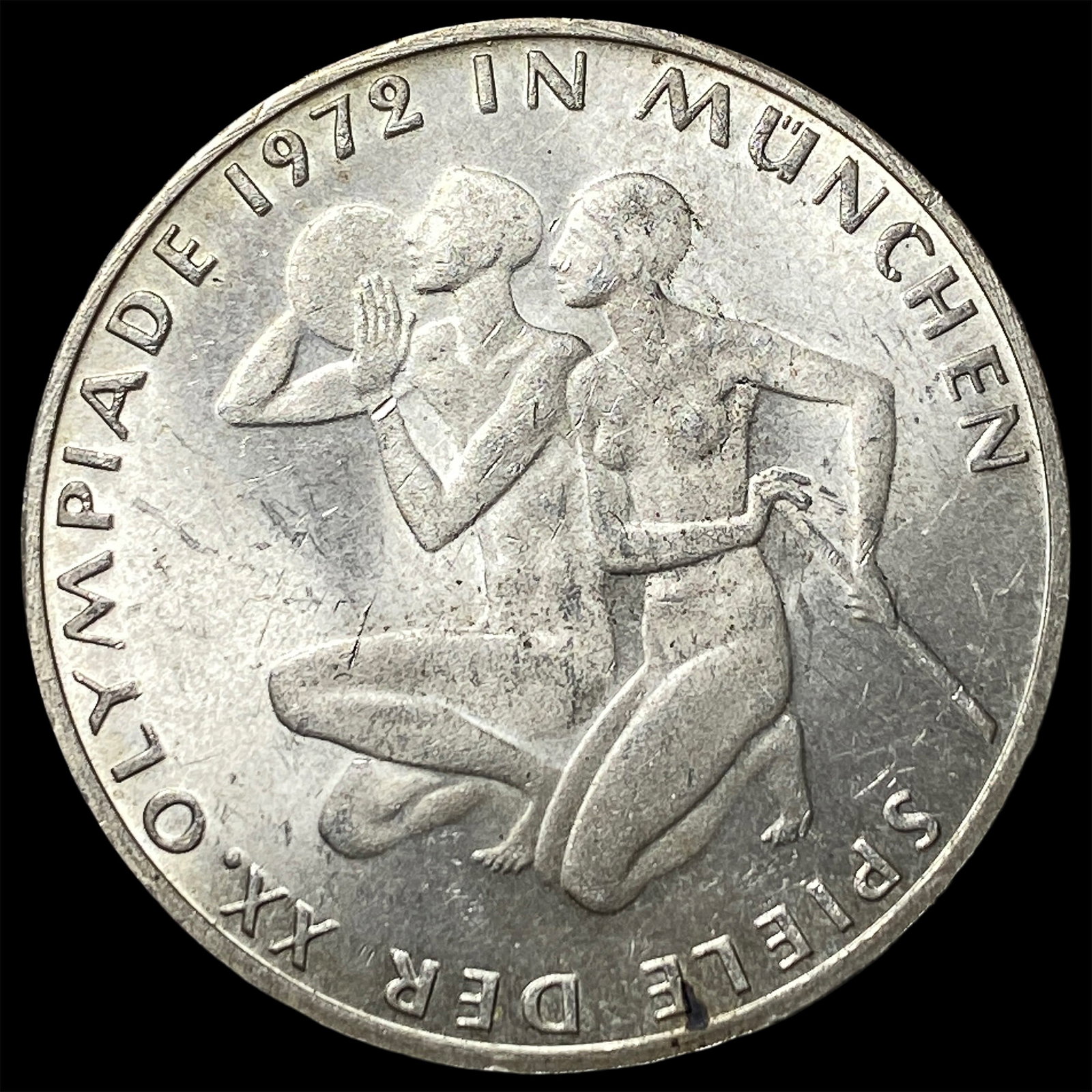 1972 Germany Silver 10 Mark-Olympics (1 of 2)