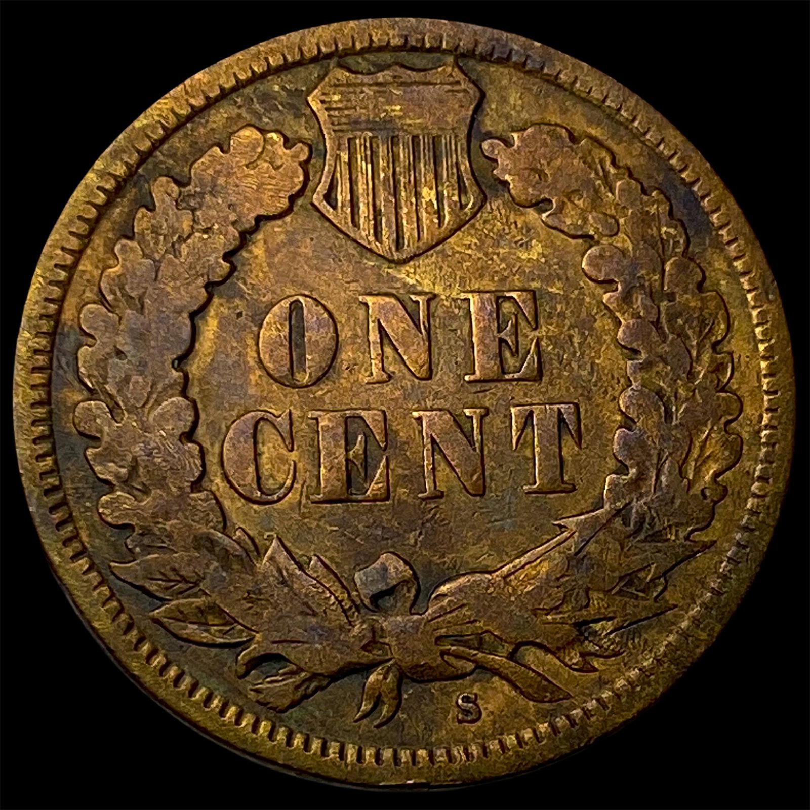 1908-S Indian Head Cent LIGHTLY CIRCULATED - 2