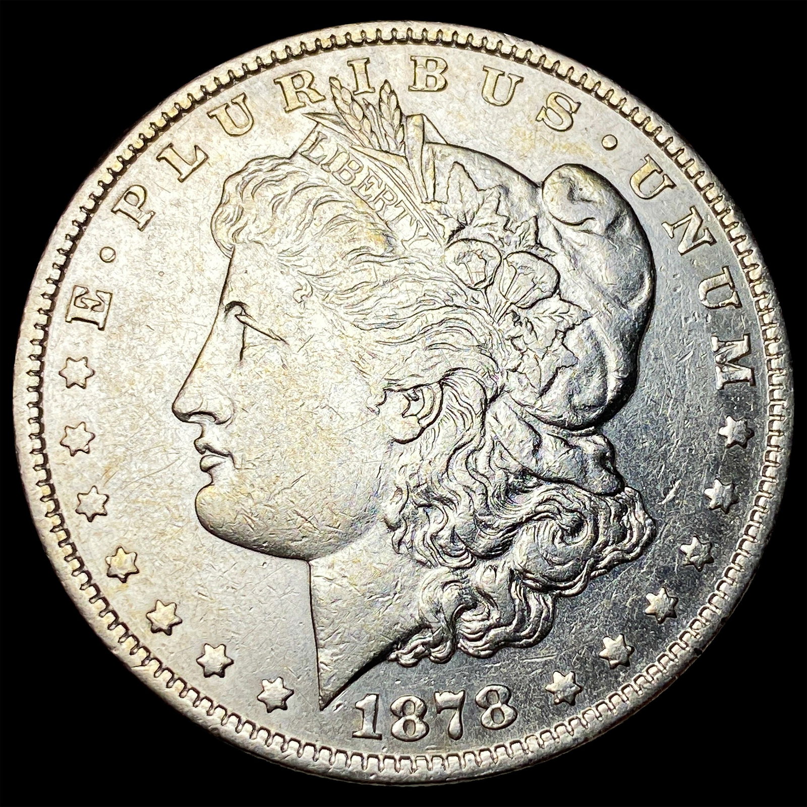1878 Silver Morgan Dollar CLOSELY UNCIRCULATED: 1878 Silver Morgan Dollar CLOSELY UNCIRCULATED