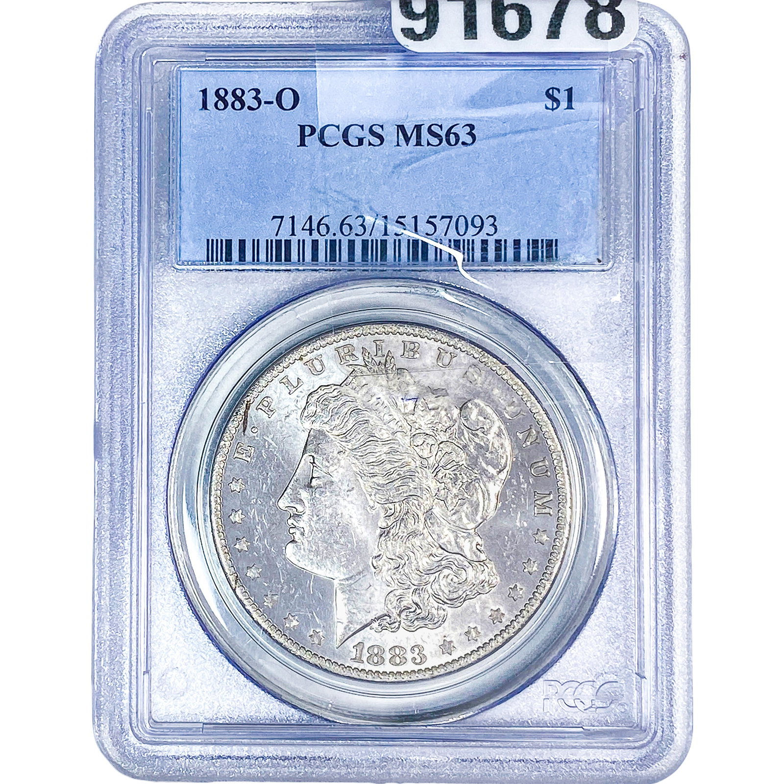 1883-O Morgan Silver Dollar PCGS MS63: 1883-O Morgan Silver Dollar PCGS MS63