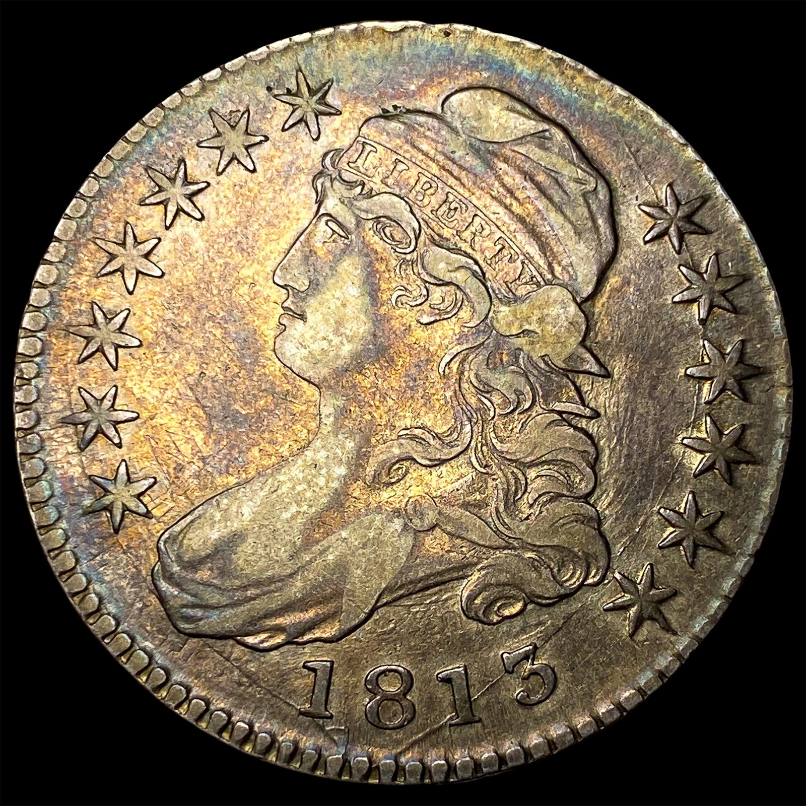 1813 Capped Bust Half Dollar CLOSELY UNCIRCULATED (1 of 2)