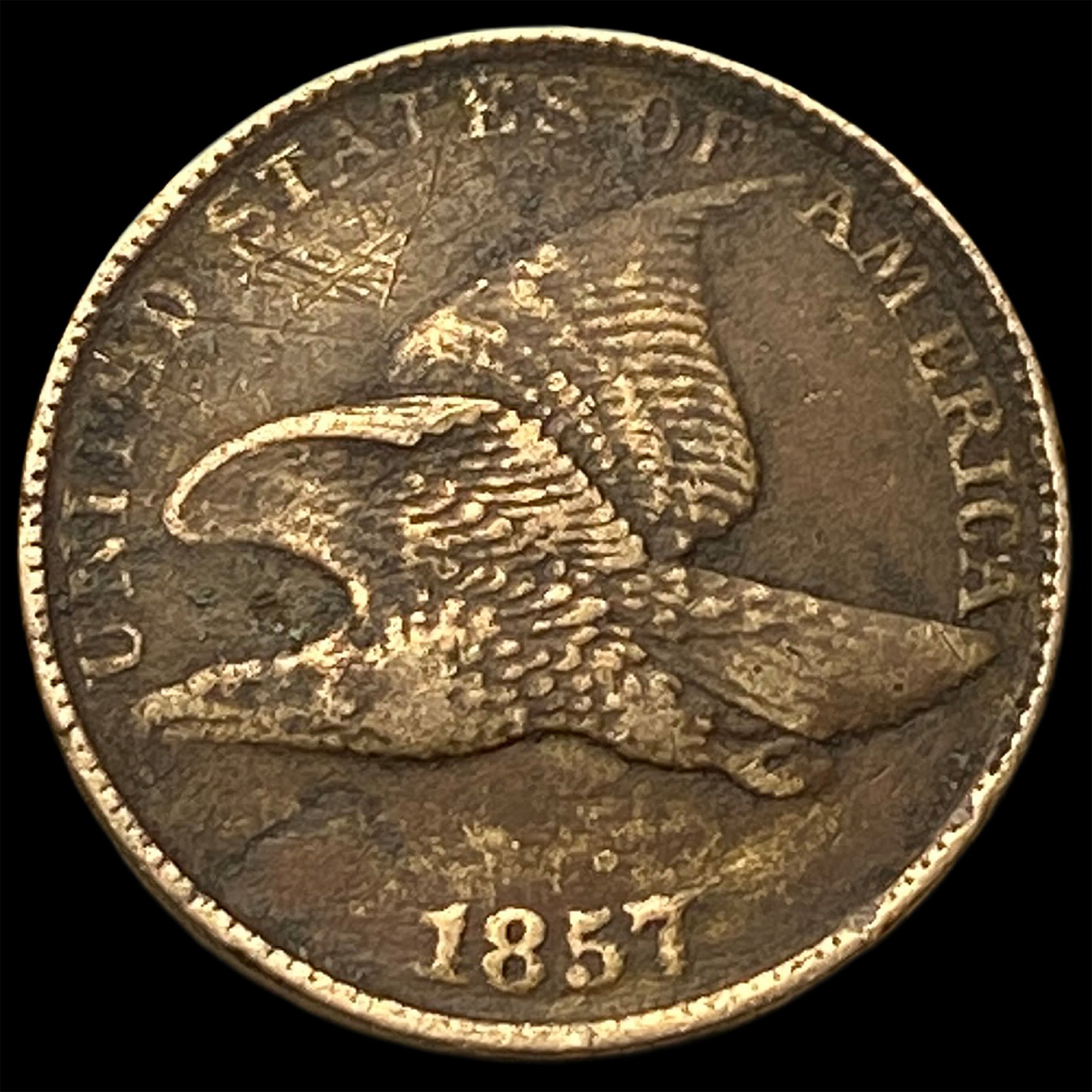 1857 Flying Eagle Cent LIGHTLY CIRCULATED: 1857 Flying Eagle Cent LIGHTLY CIRCULATED
