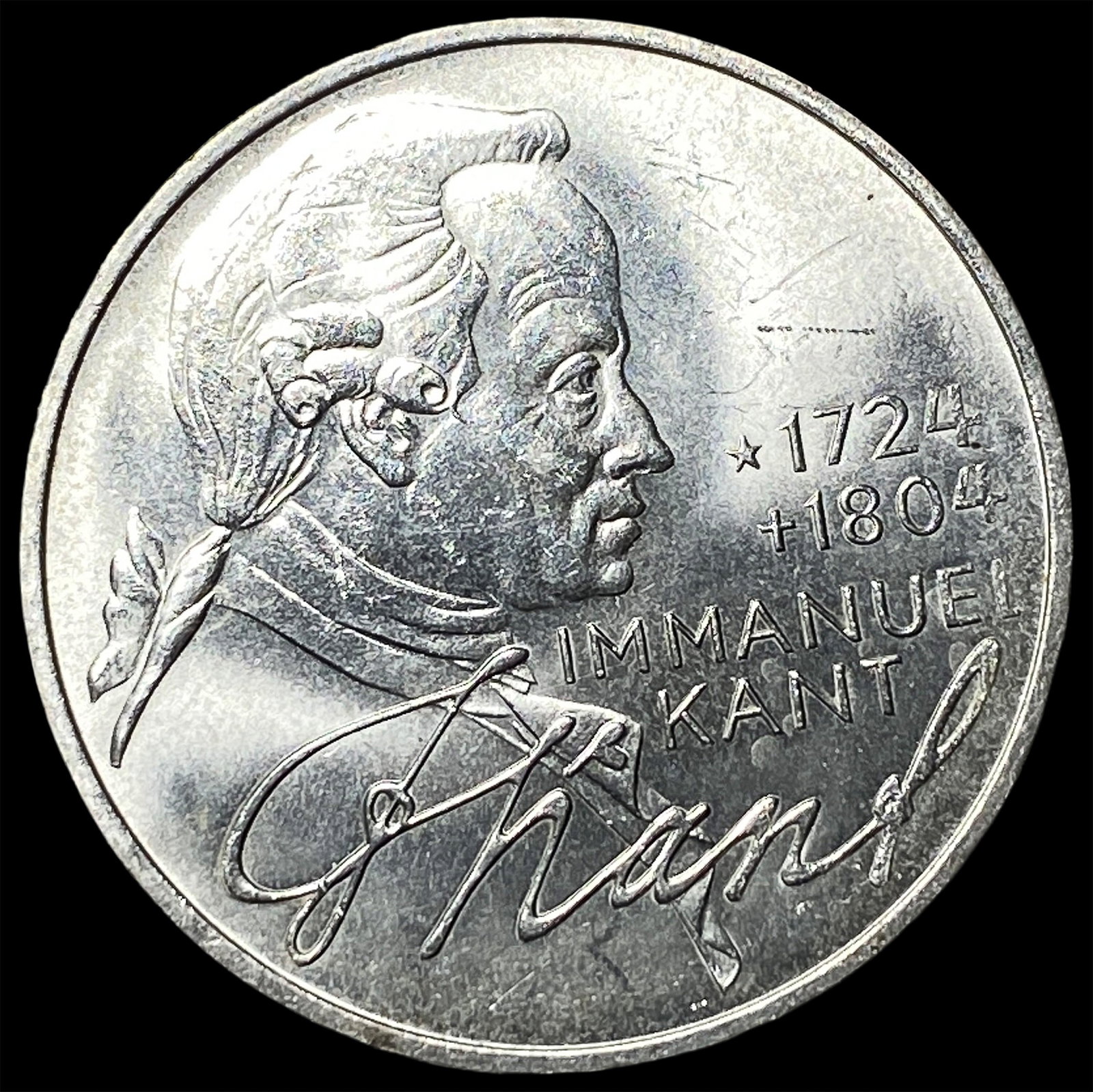 1974D Germany Silver 5 Mark: 1974D Germany Silver 5 Mark