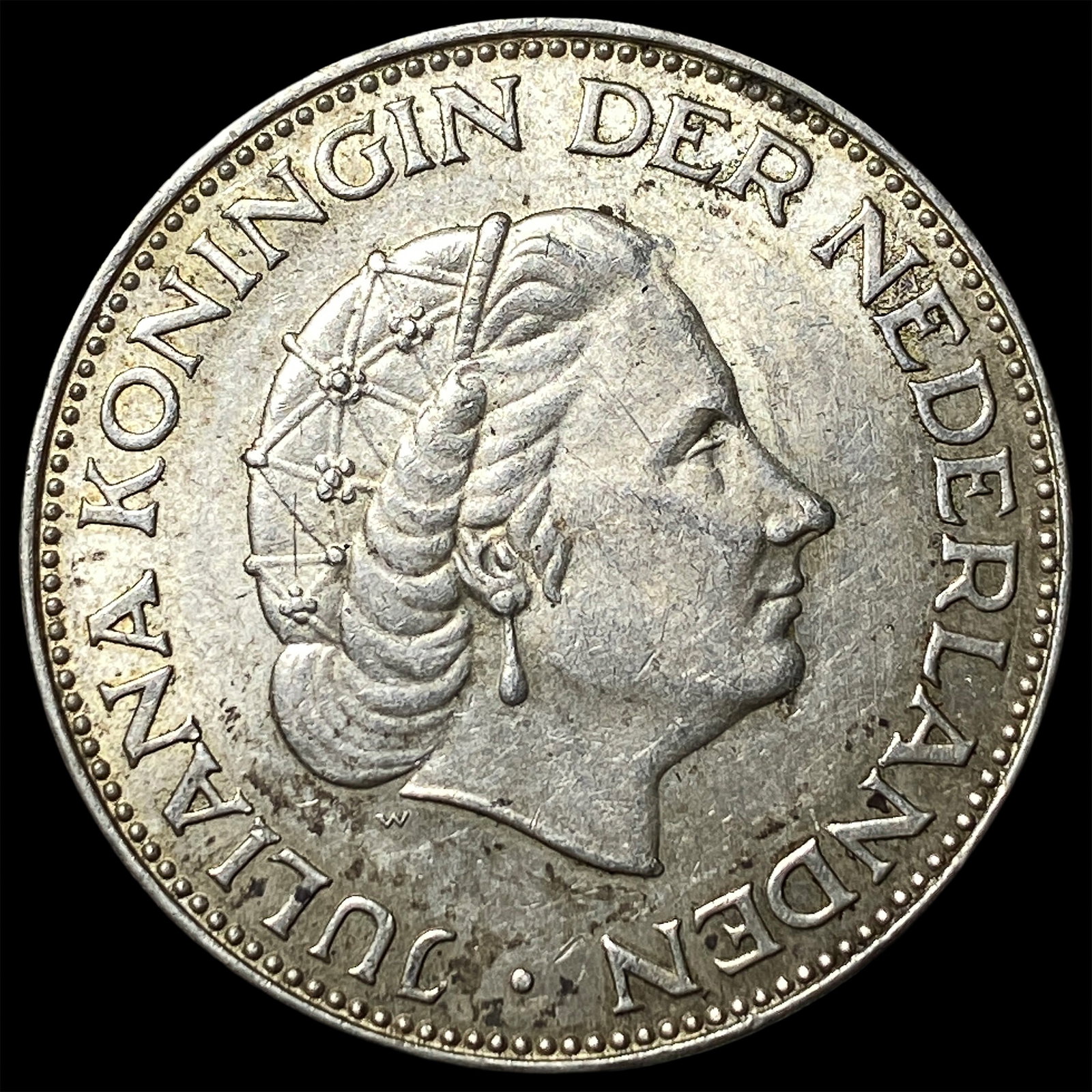 1961 Netherlands Silver 2 1/2 Gulden (1 of 2)