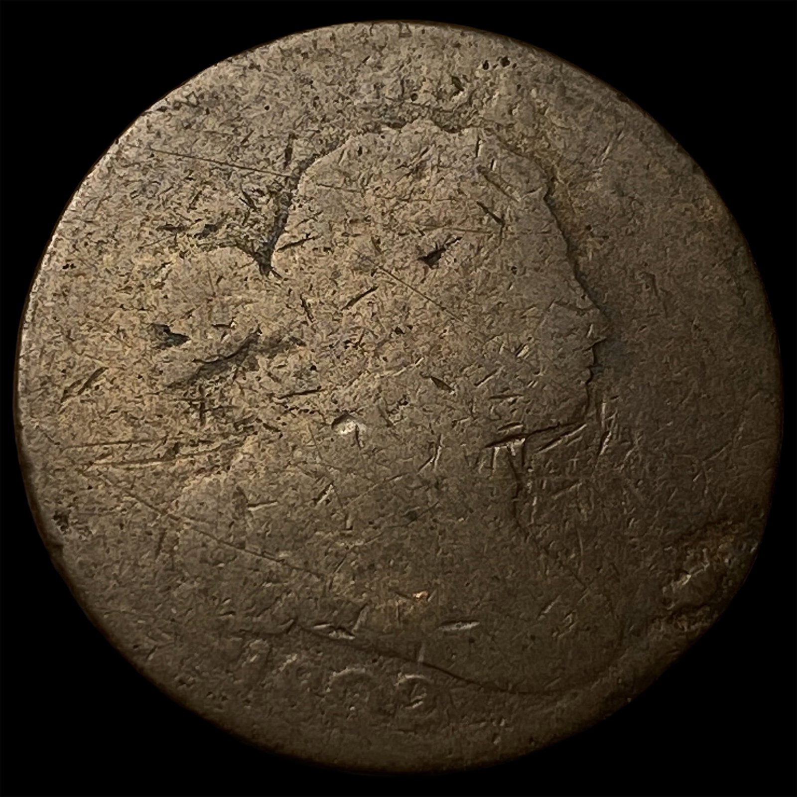 1802 Draped Bust Large Cent NICELY CIRCULATED (1 of 2)