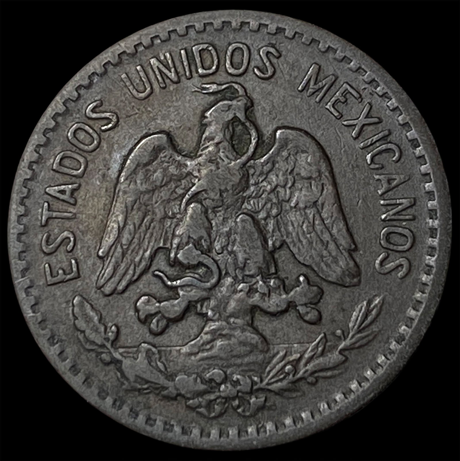 1915 Mexico Bronze 1 Centavo KM 415: 1915 Mexico Bronze 1 Centavo KM 415