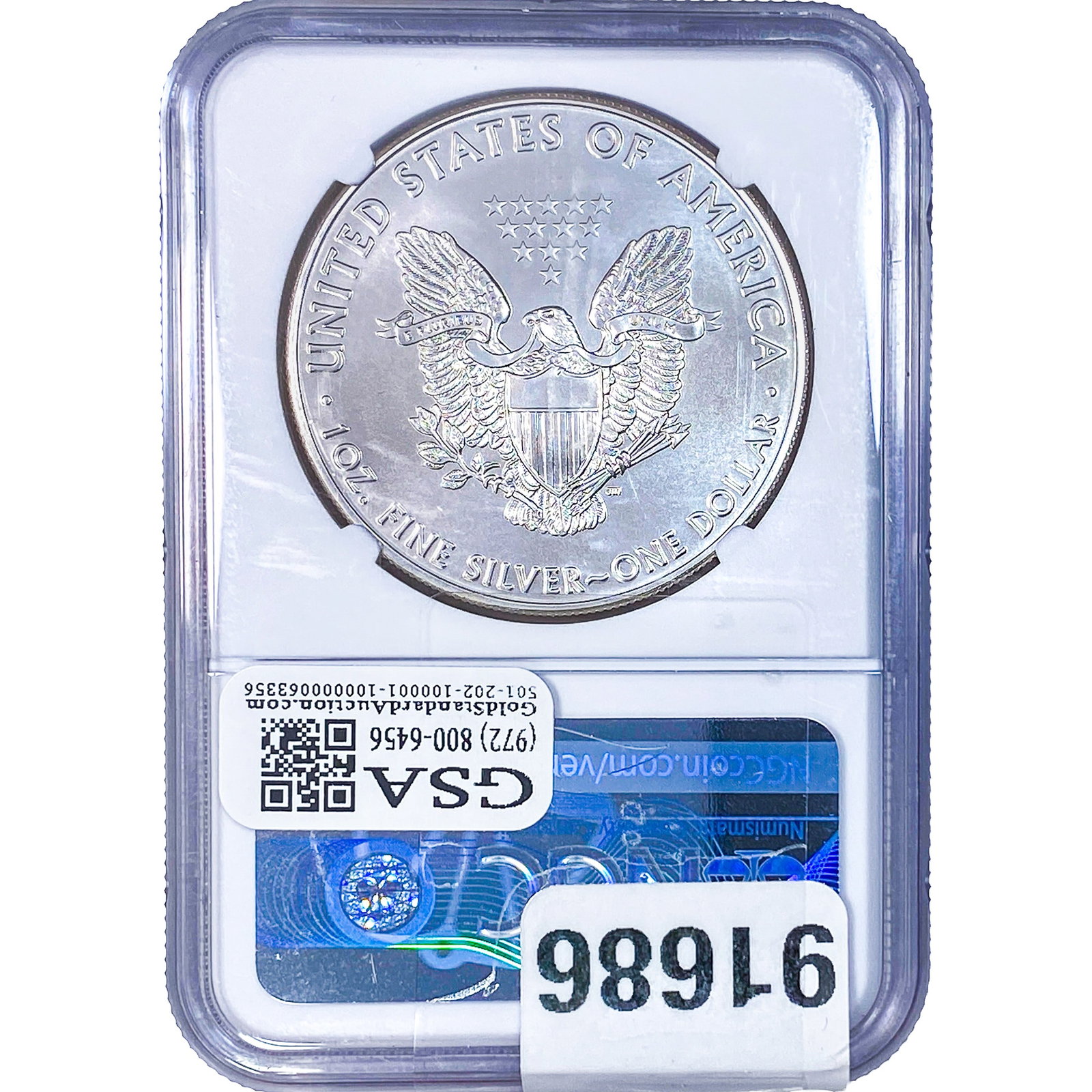 2021 Silver Eagle NGC MS70 Heraldic Eagle T-1 - 2