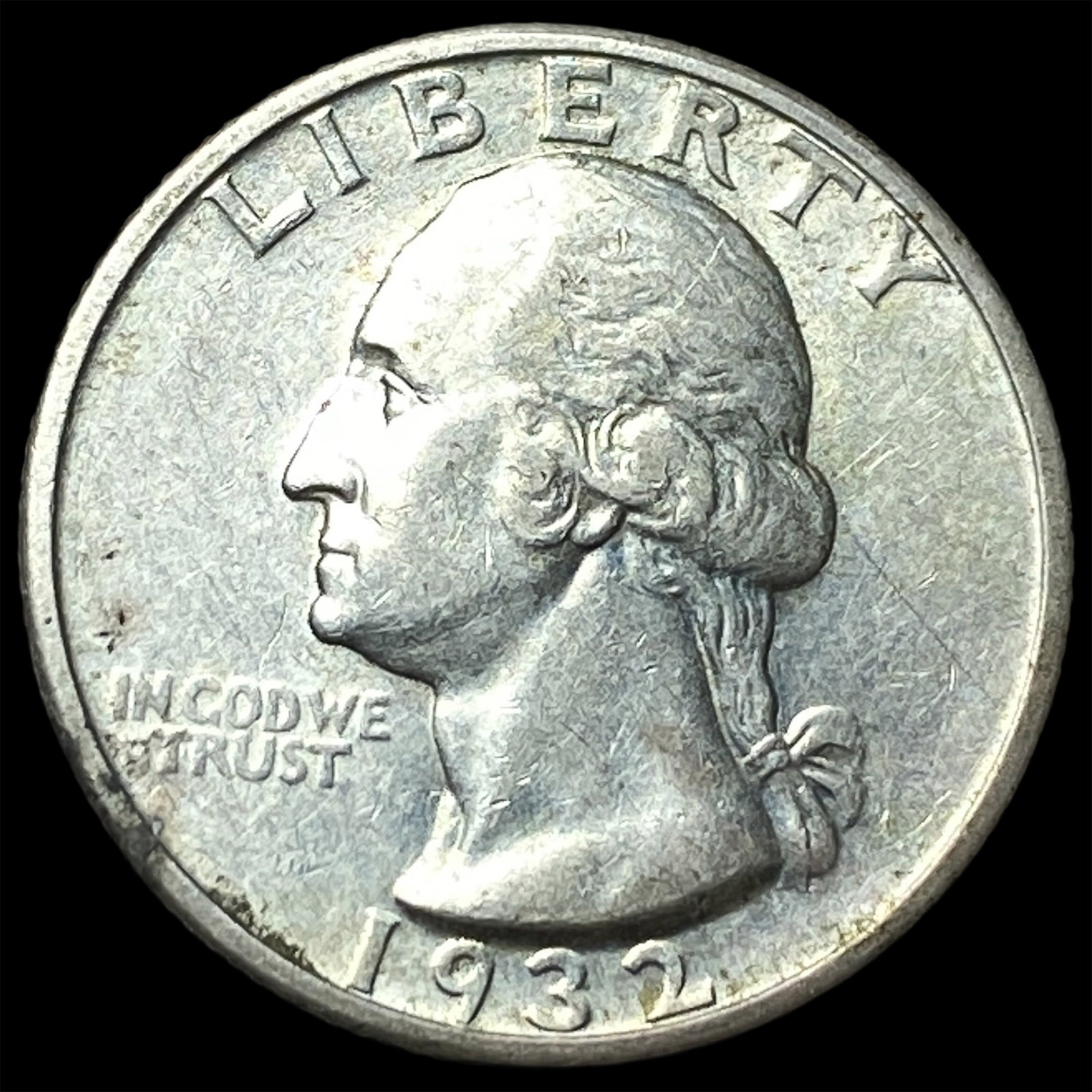 1932-S Silver Washington Quarter CLOSELY UNCIRCULATED: 1932-S Silver Washington Quarter CLOSELY UNCIRCULATED