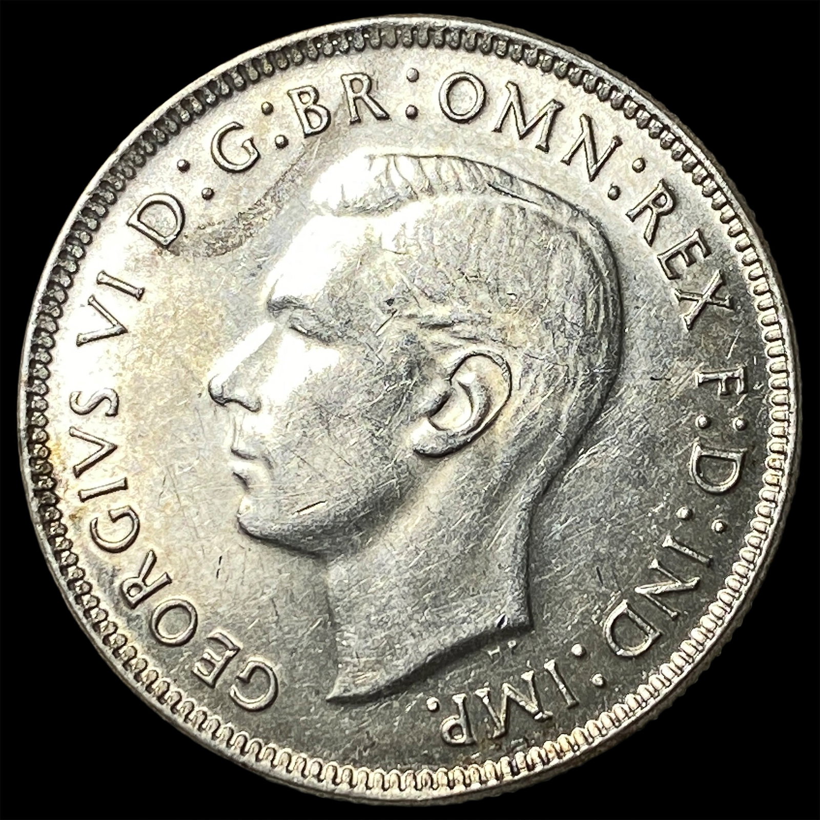 1943 M Austrailia Silver 1 Florin KM 30: 1943 M Austrailia Silver 1 Florin KM 30