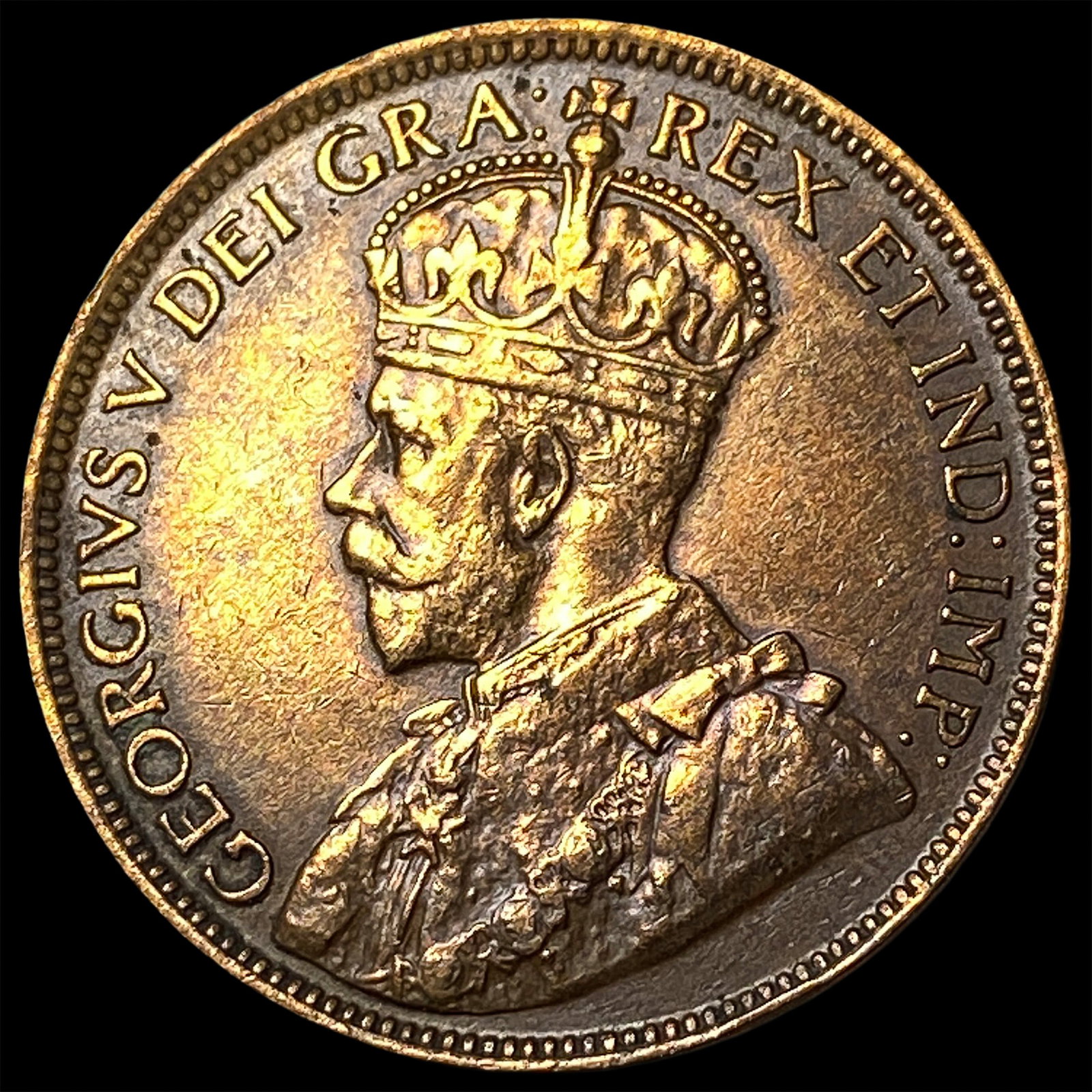 1917 Canada Bronze 1 Cent: 1917 Canada Bronze 1 Cent