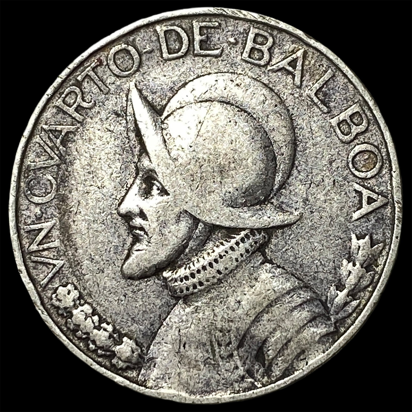 1947 Panama Silver 1/4 Balboa (1 of 2)