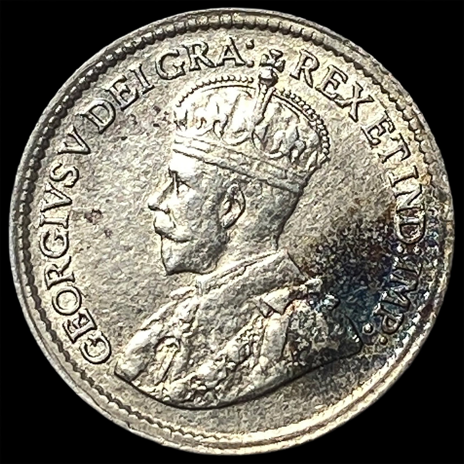 1916 Canada Silver 5 Cents: 1916 Canada Silver 5 Cents