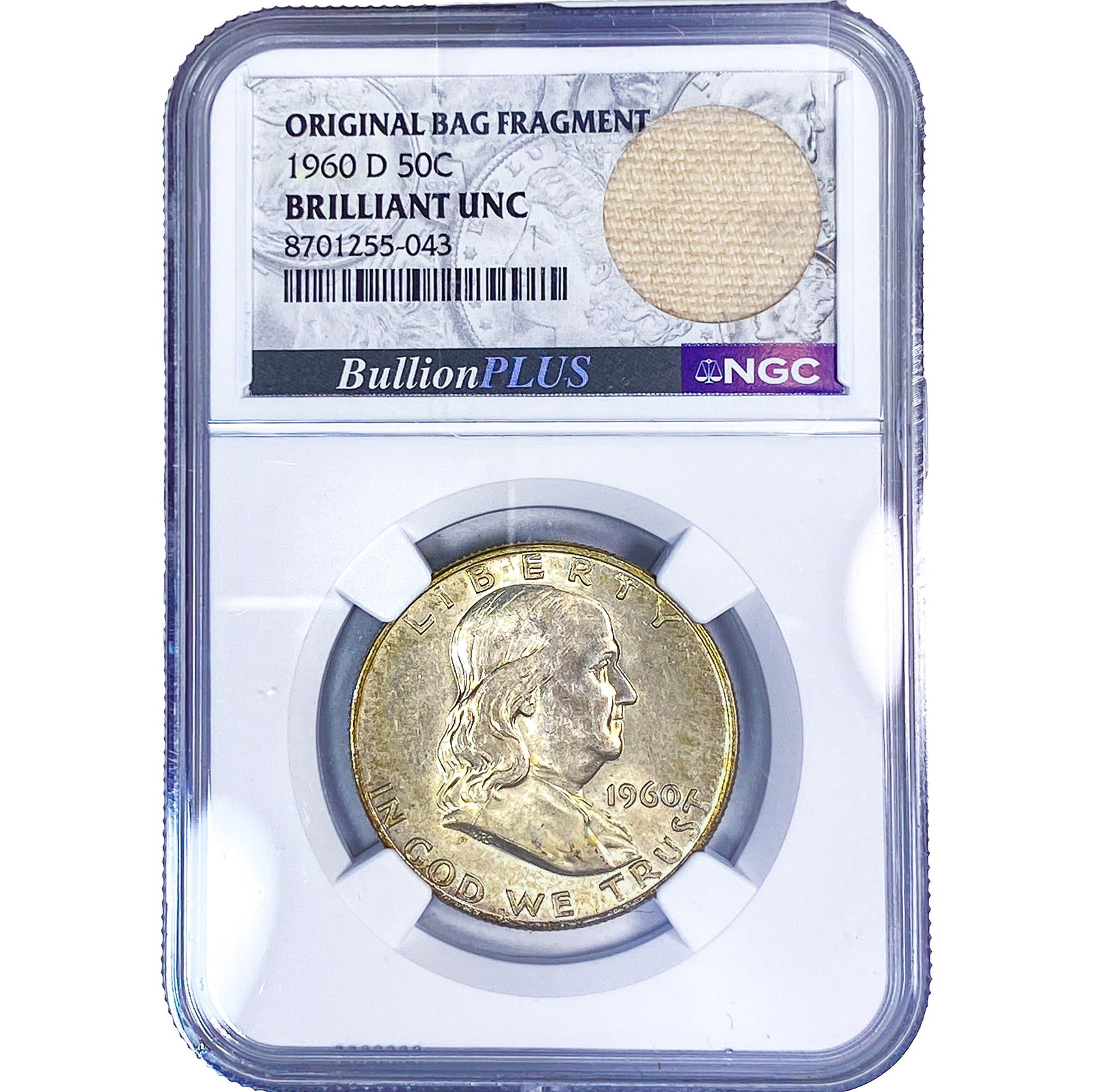 1960-D Franklin Half Dollar NGC BU (1 of 2)