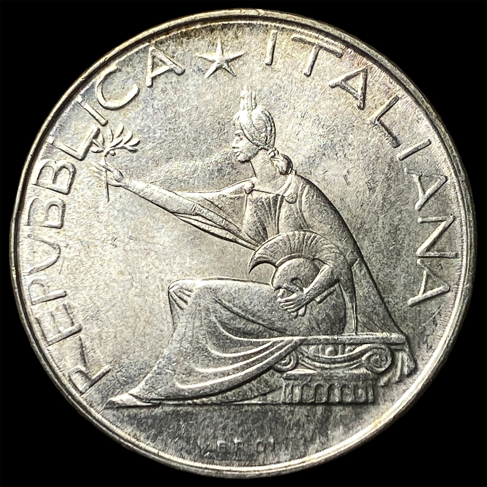1961 Italy Silver 500 Lire (1 of 2)